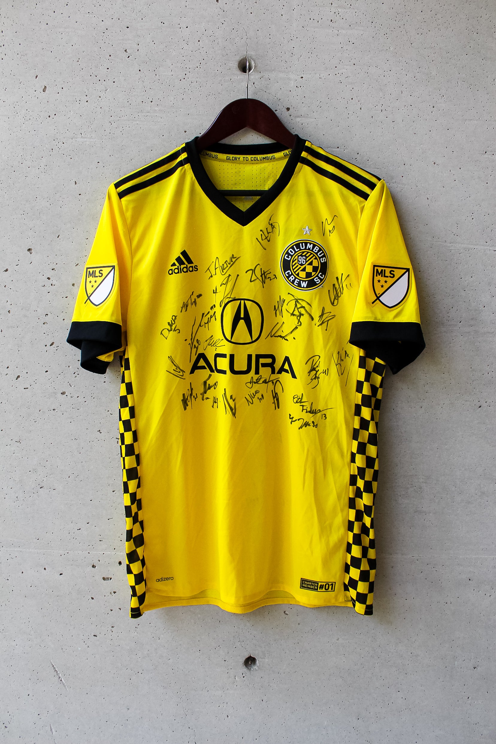 Columbus Crew Local 2017/18 Firmada Plantel completo