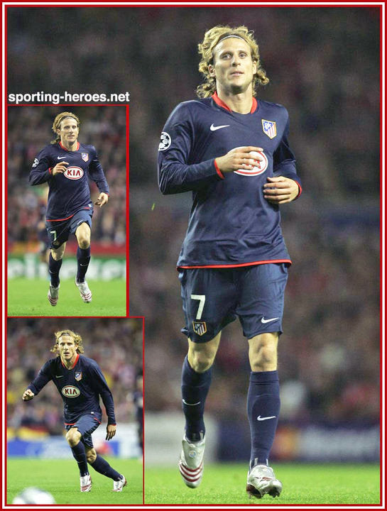 Atlético de Madrid Visita 2008/09 Diego Forlán #7