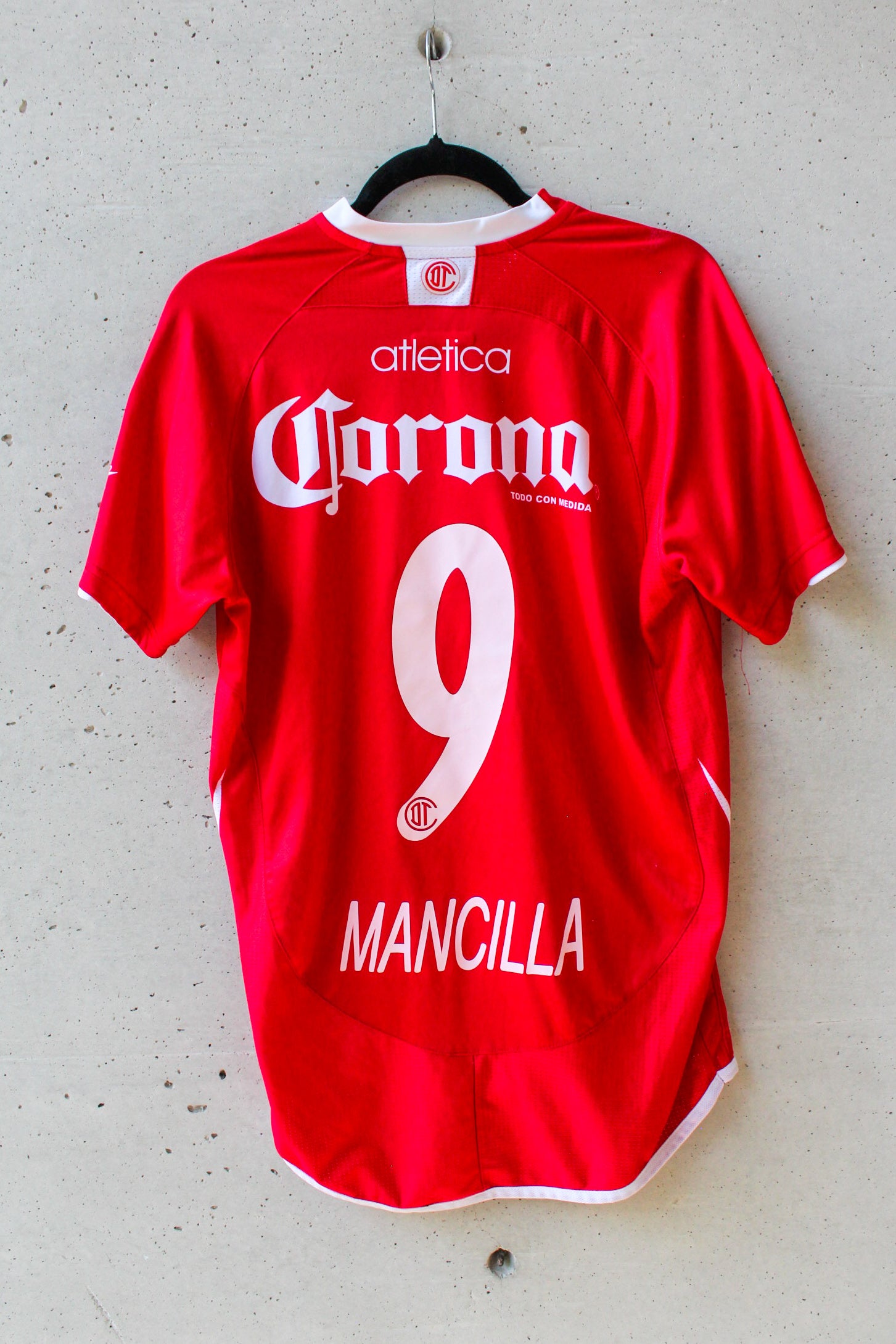 Toluca Local 2008/09 Firmada, Héctor Mancilla #9.