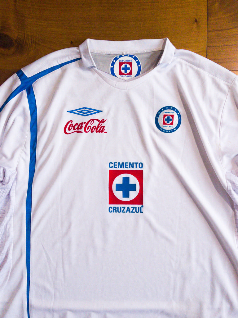 Cruz Azul Visitante 2007/08 Cristian Riveros #7 Nueva con etiquetas