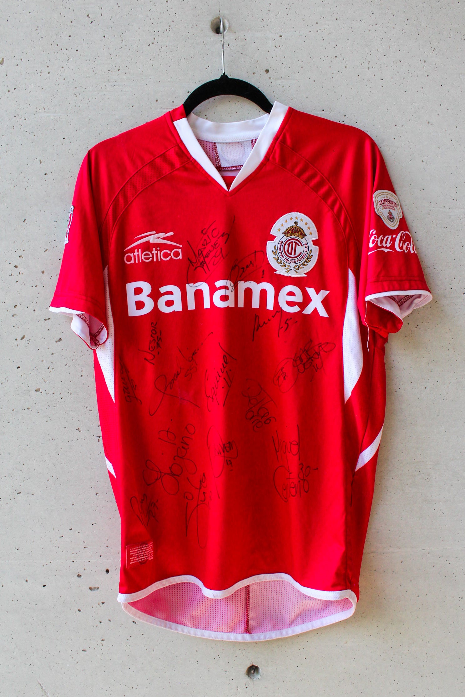 Toluca Local 2008/09 Firmada, Héctor Mancilla #9.