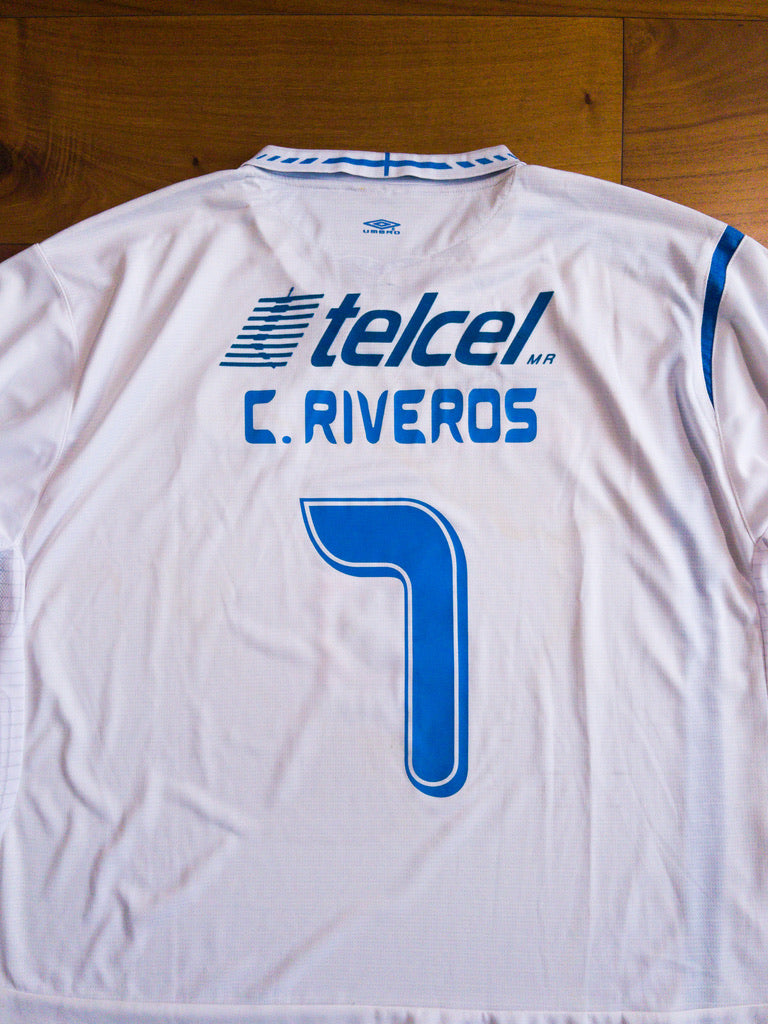 Cruz Azul Visitante 2007/08 Cristian Riveros #7 Nueva con etiquetas