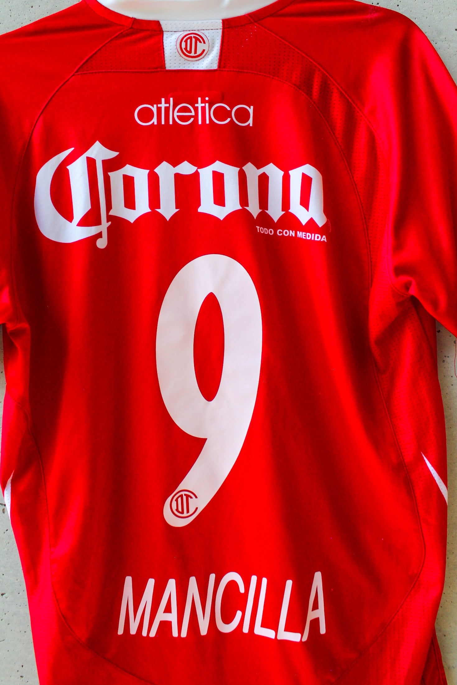 Toluca Local 2008/09 Firmada, Héctor Mancilla #9.