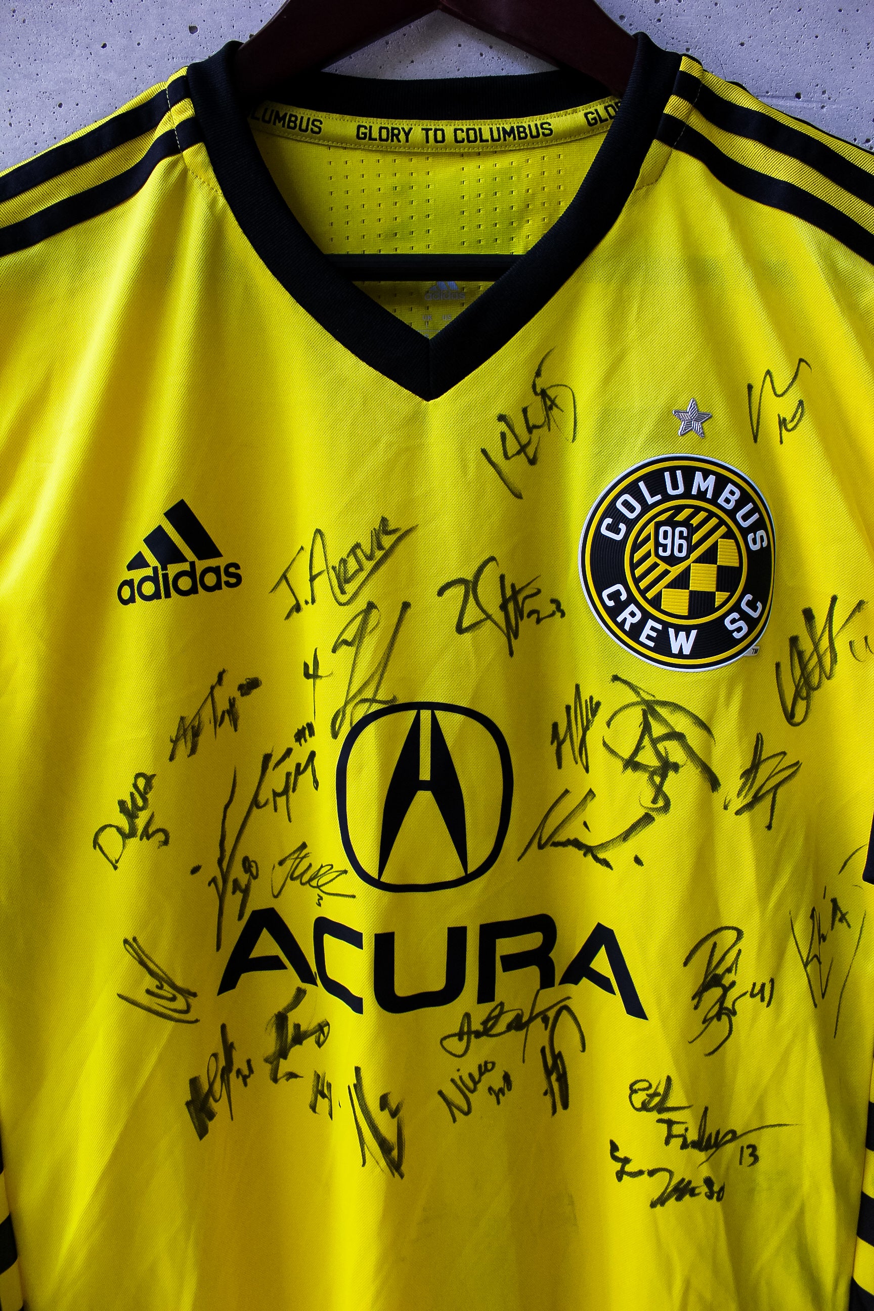 Columbus Crew Local 2017/18 Firmada Plantel completo