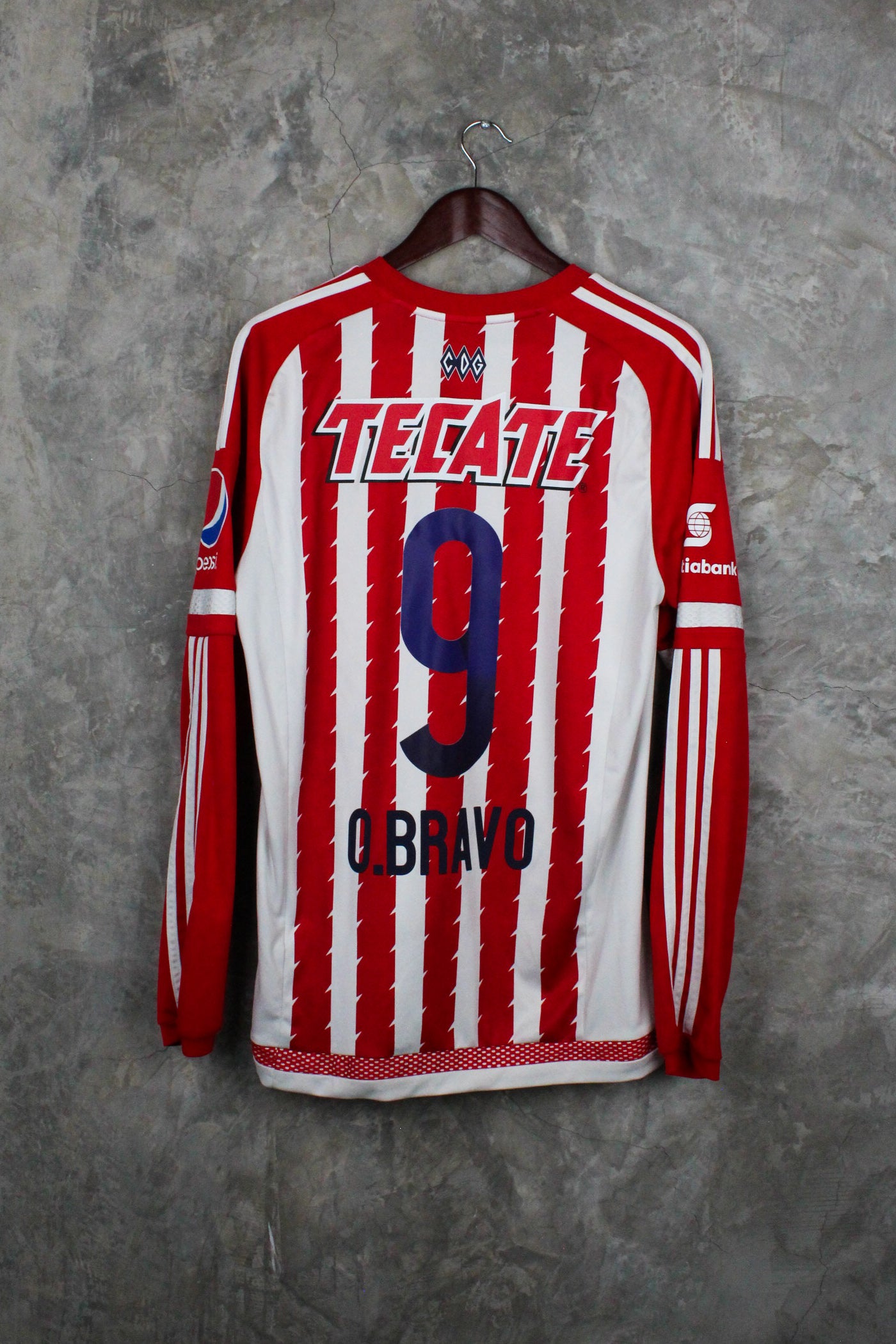 Chivas Local 2015/16 Omar Bravo #9 Manga larga