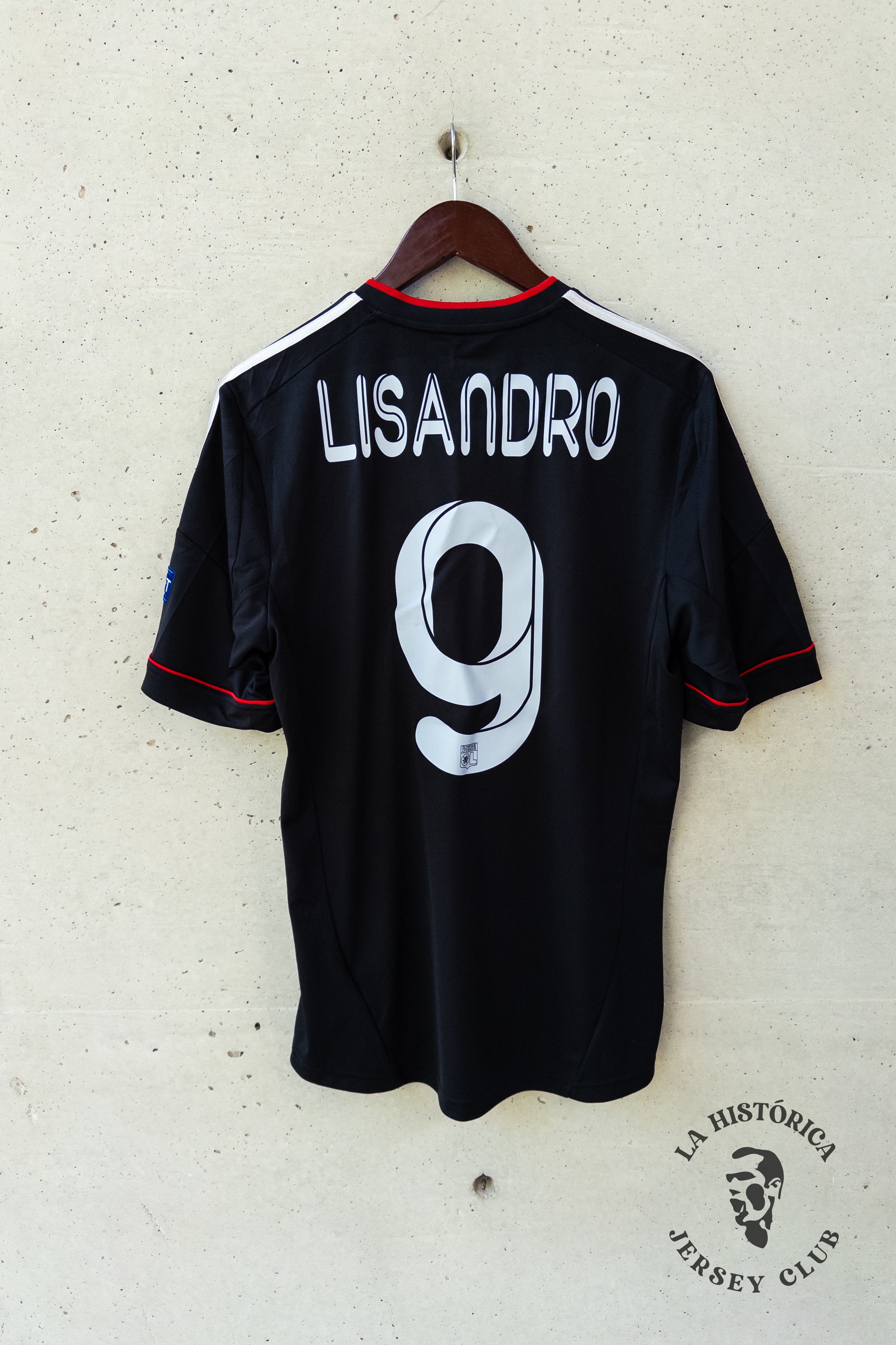 Olympique Lyon 3D tercer jersey Lisandro López #9