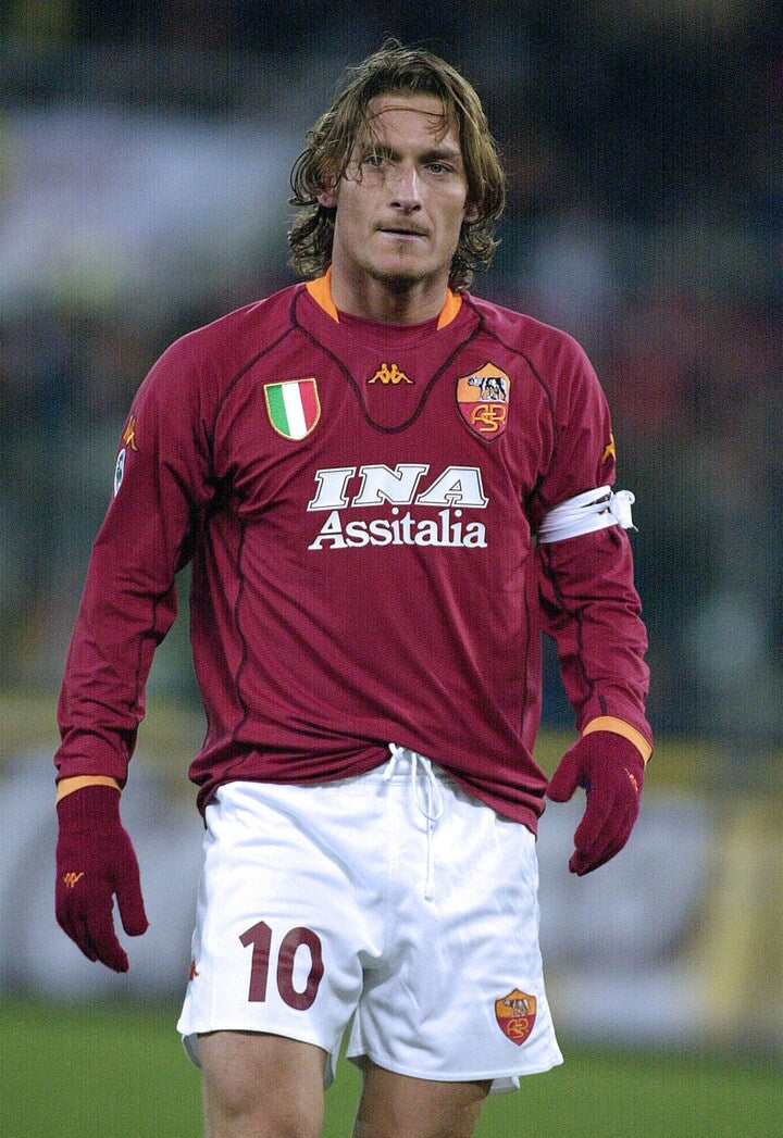 AS Roma Local 2001/02 Francesco Totti #10.