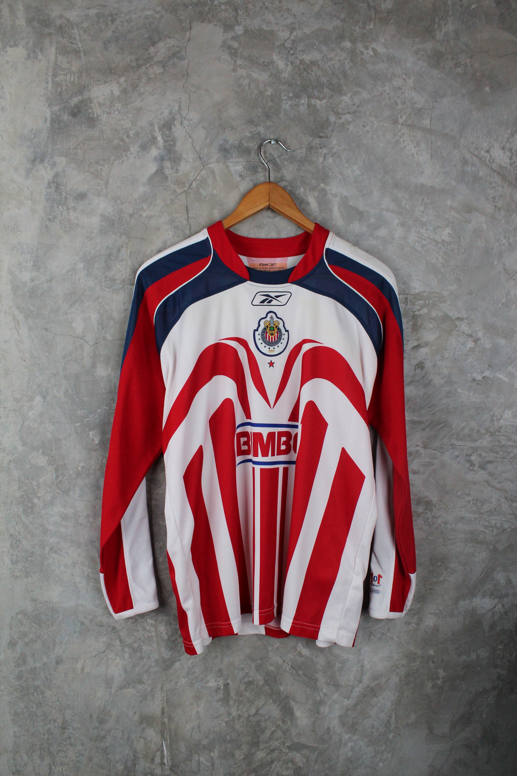 Chivas Local 2006/07 Omar Bravo #9 mangas largas