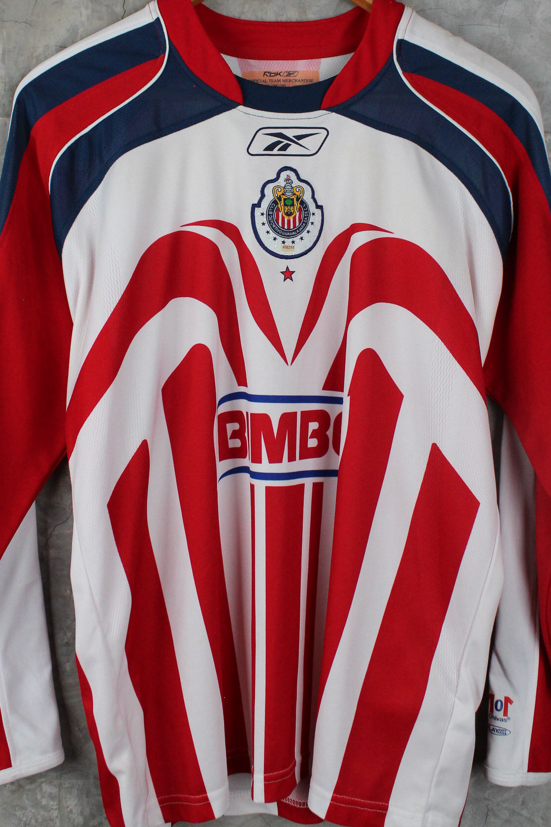 Chivas Local 2006/07 Omar Bravo #9 mangas largas