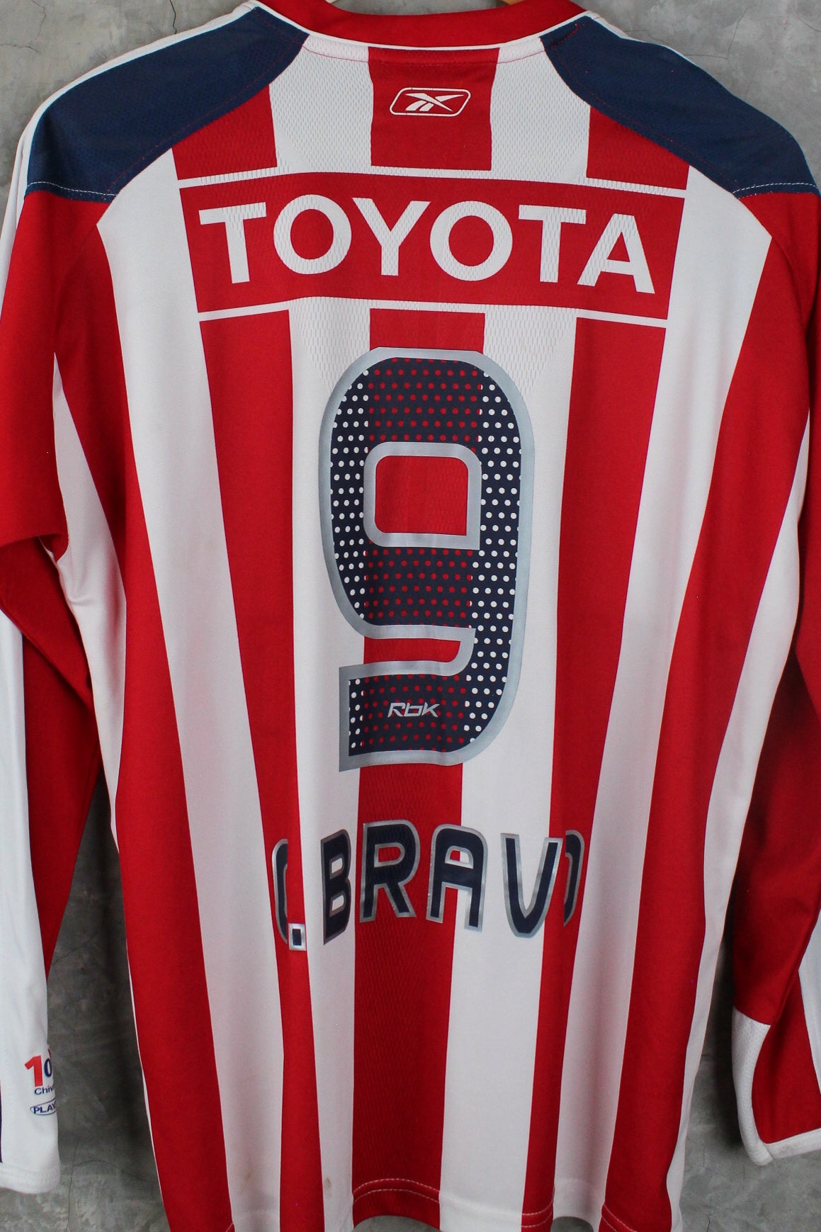 Chivas Local 2006/07 Omar Bravo #9 mangas largas