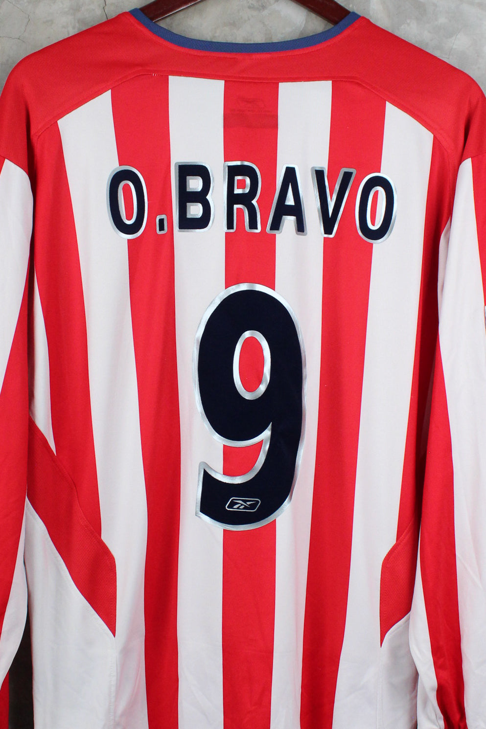Chivas Local 2004/05 Omar Bravo #9 mangas largas