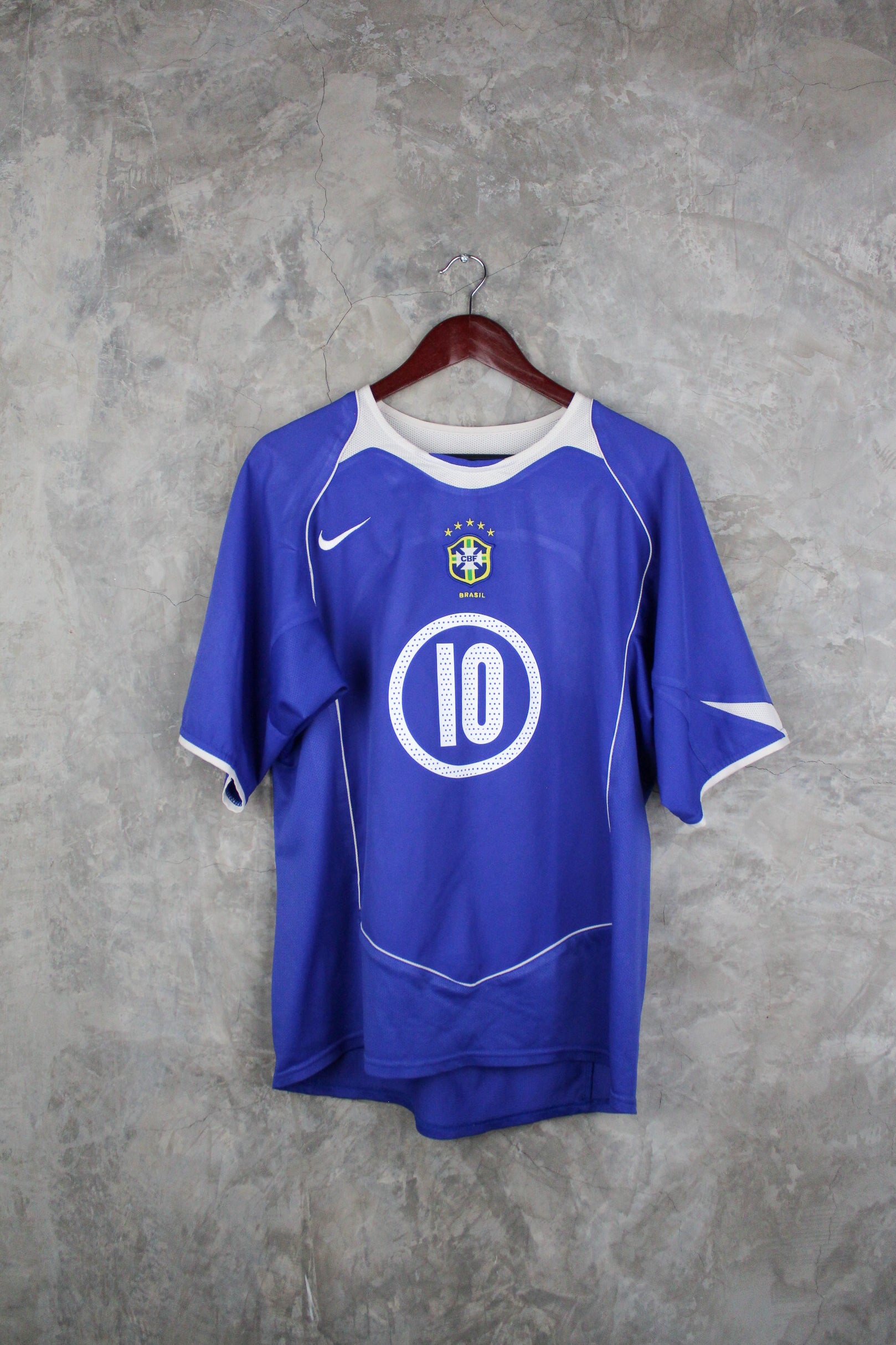 Selección Brasileña Visitante 2004 Ronaldinho #10