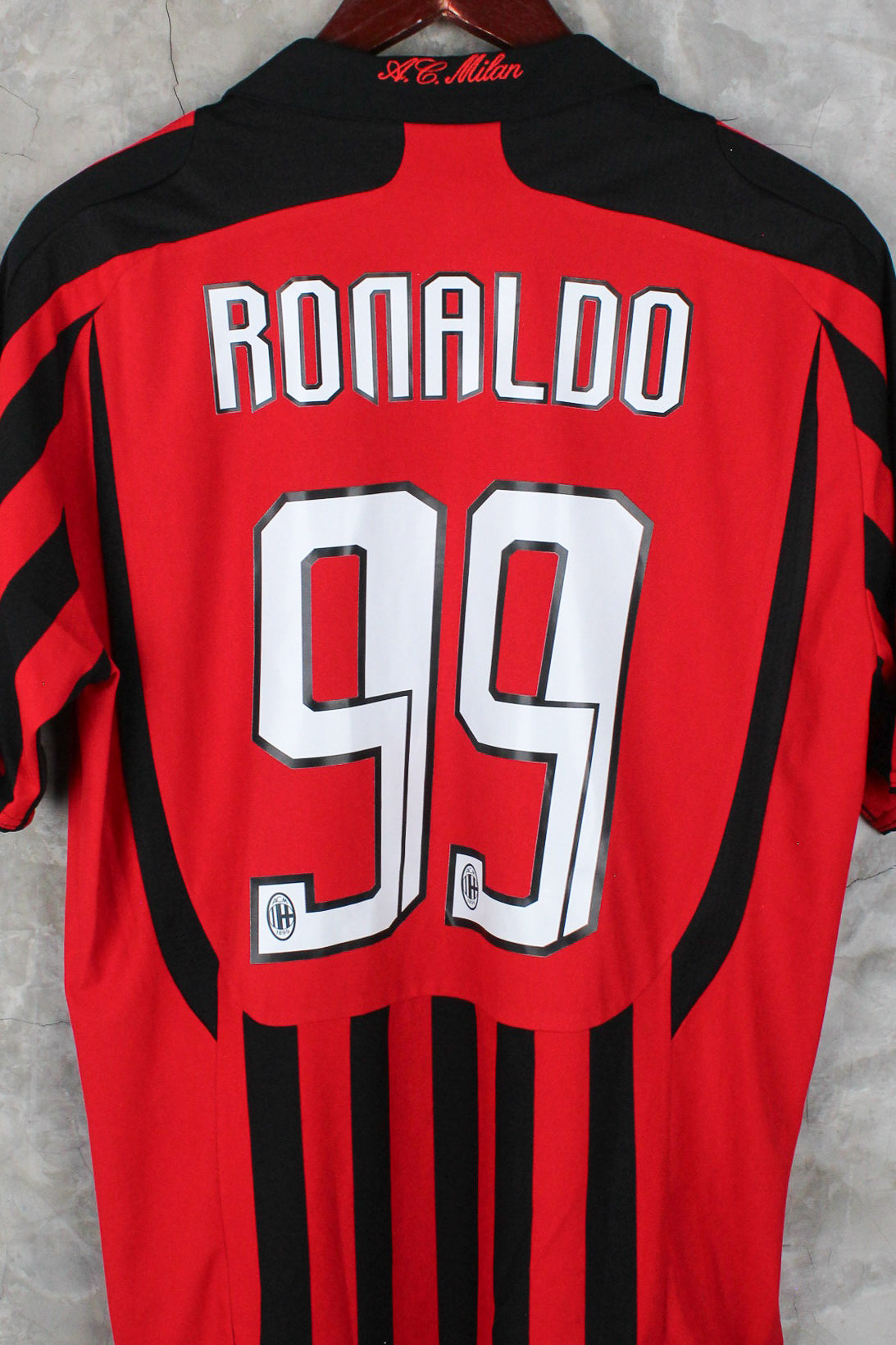 AC Milan Local 2007/08 Ronaldo "Fenómeno" Nazario #99
