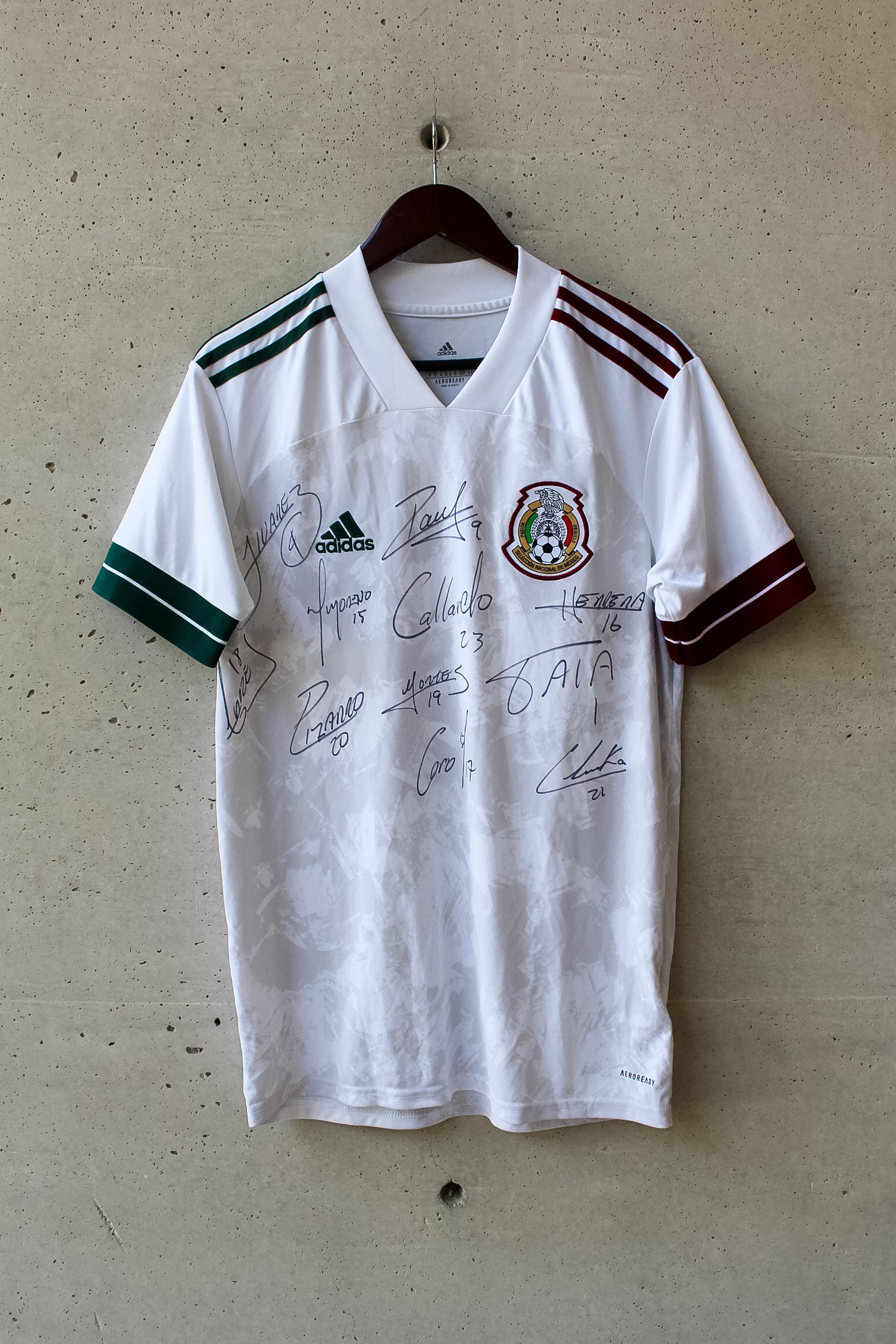 Selección Mexicana Visita 2020 Autografiada