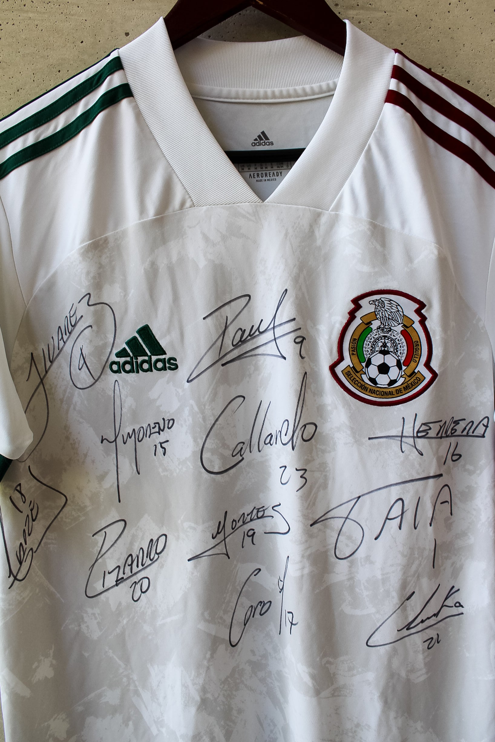 Selección Mexicana Visita 2020 Autografiada