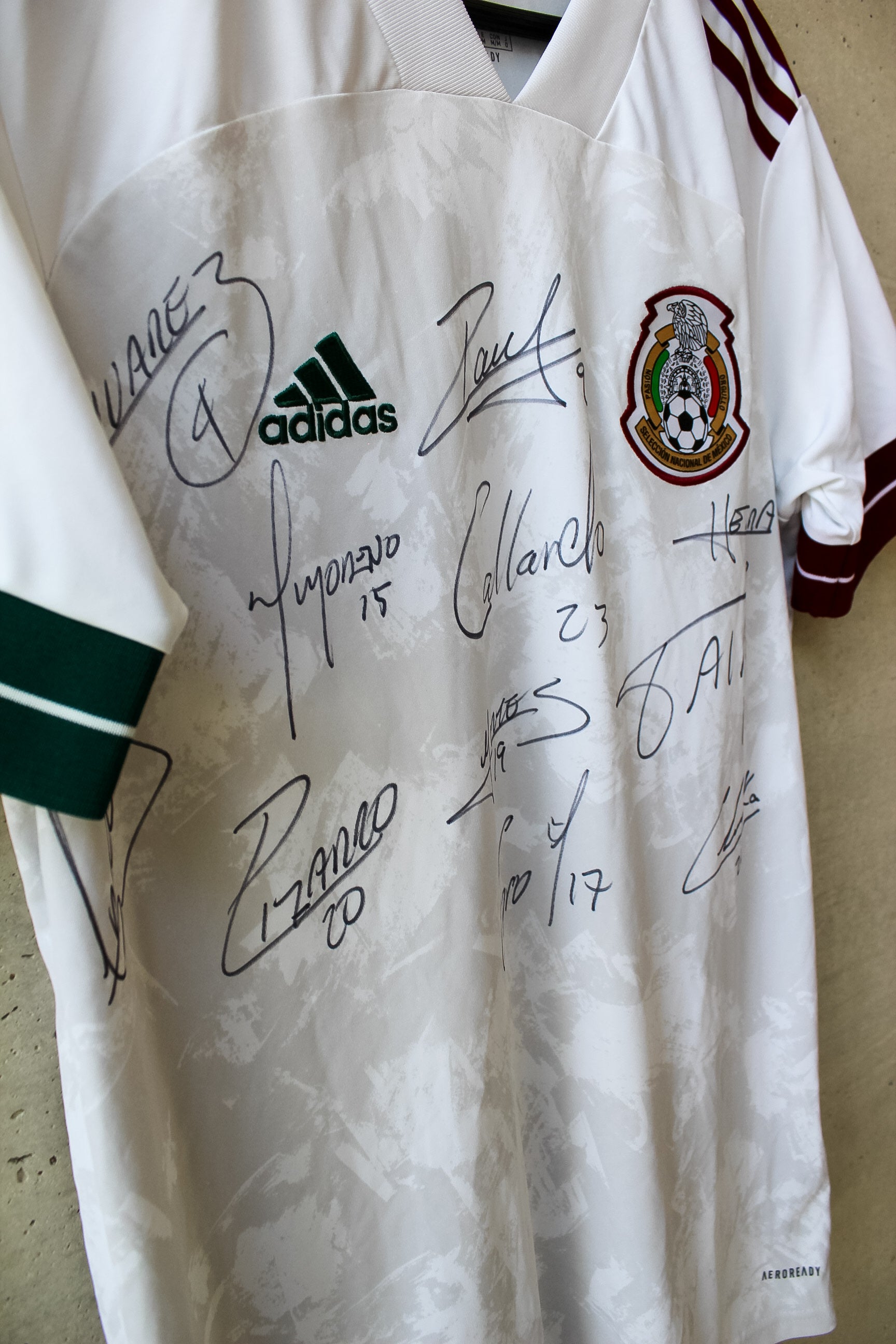 Selección Mexicana Visita 2020 Autografiada