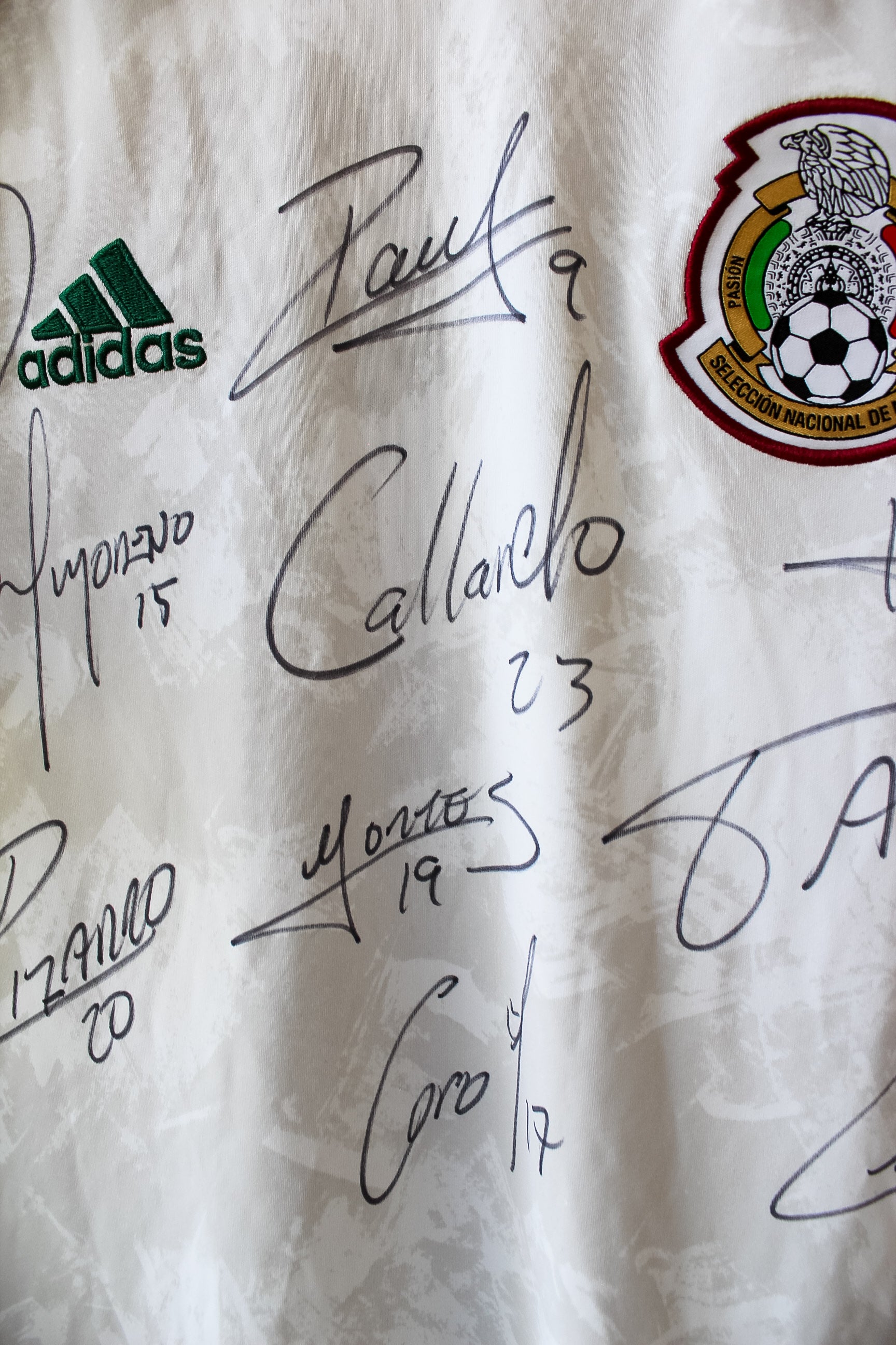 Selección Mexicana Visita 2020 Autografiada