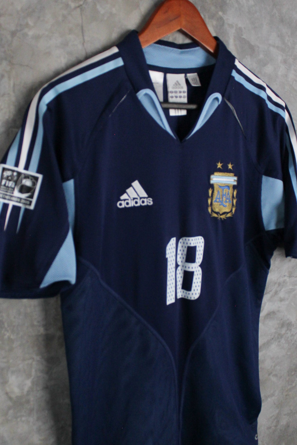 Selección Argentina Visitante 2004/05 Lionel Messi #18