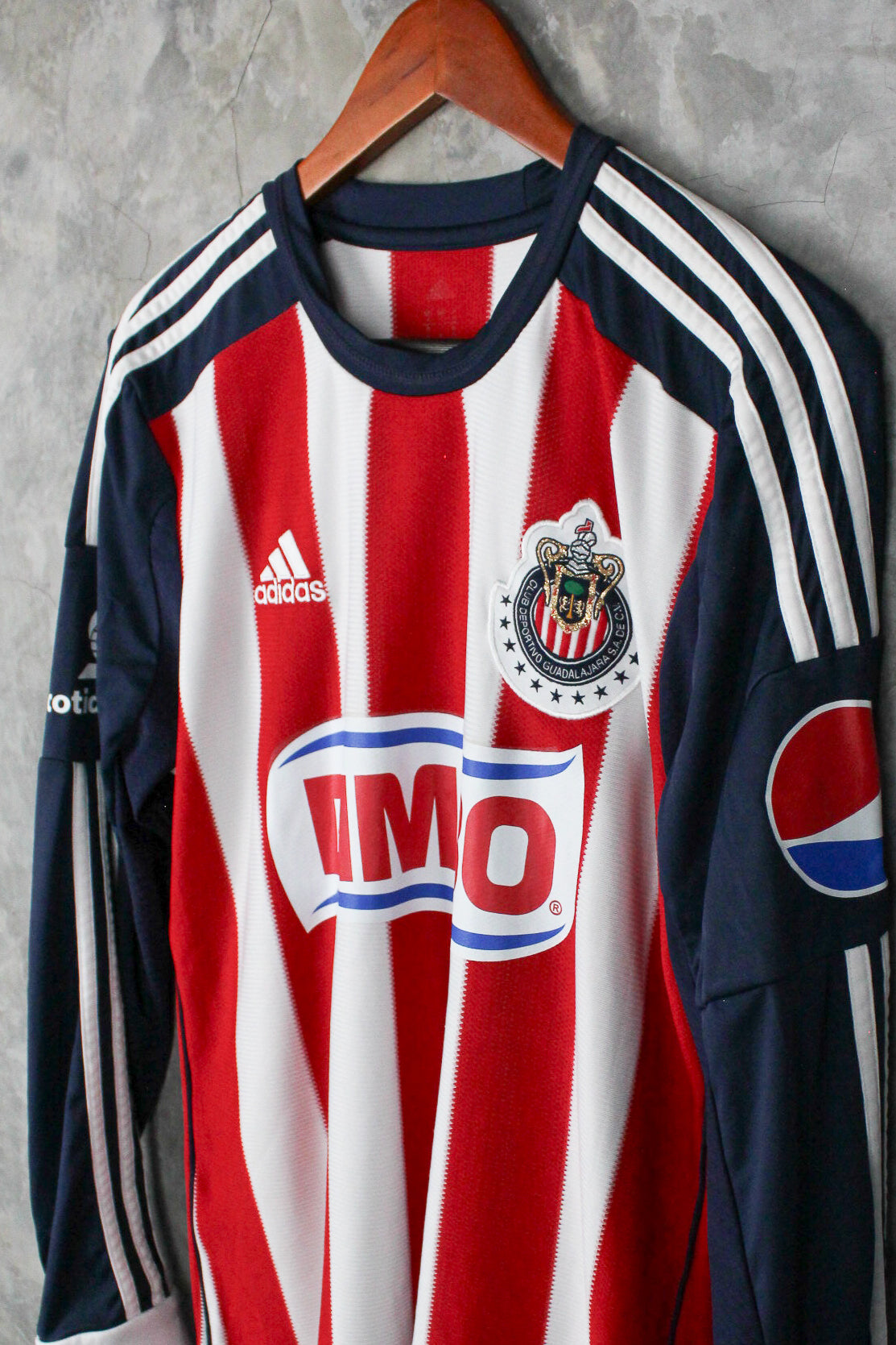 Chivas Local 2013/14 Omar Bravo #9 mangas largas
