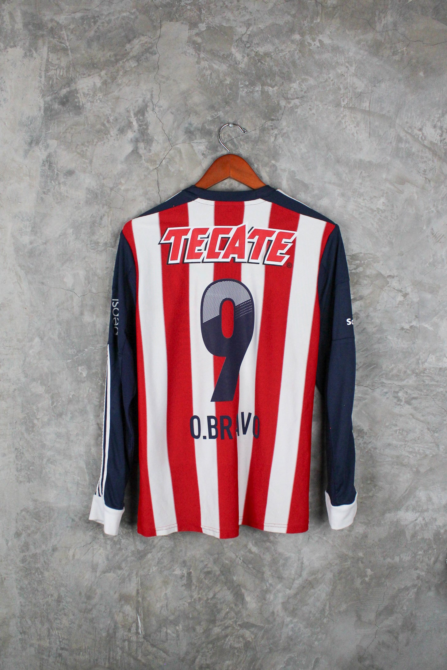 Chivas Local 2013/14 Omar Bravo #9 mangas largas