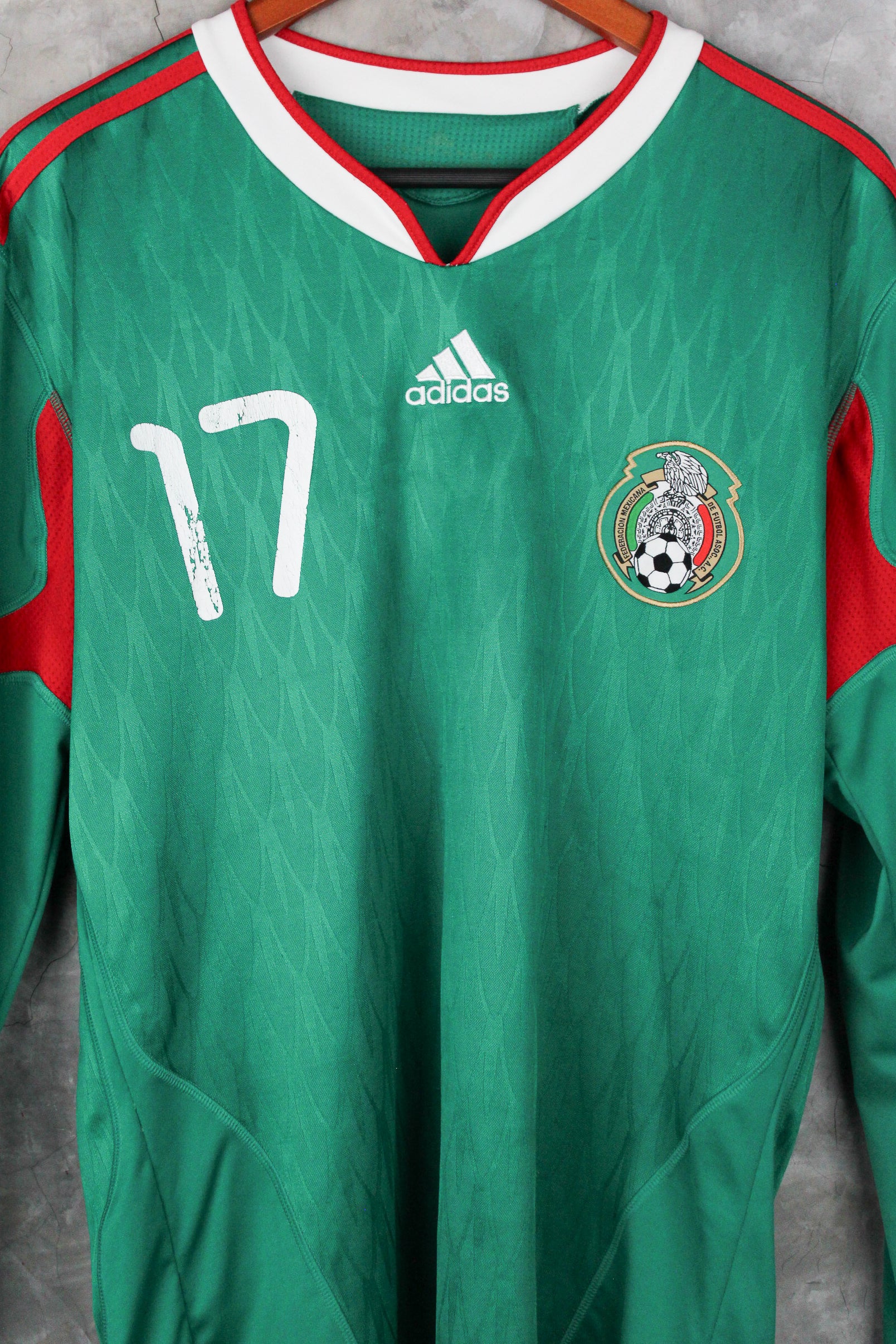 Selección Mexicana Local 2010 Giovani dos Santos #17 mangas largas