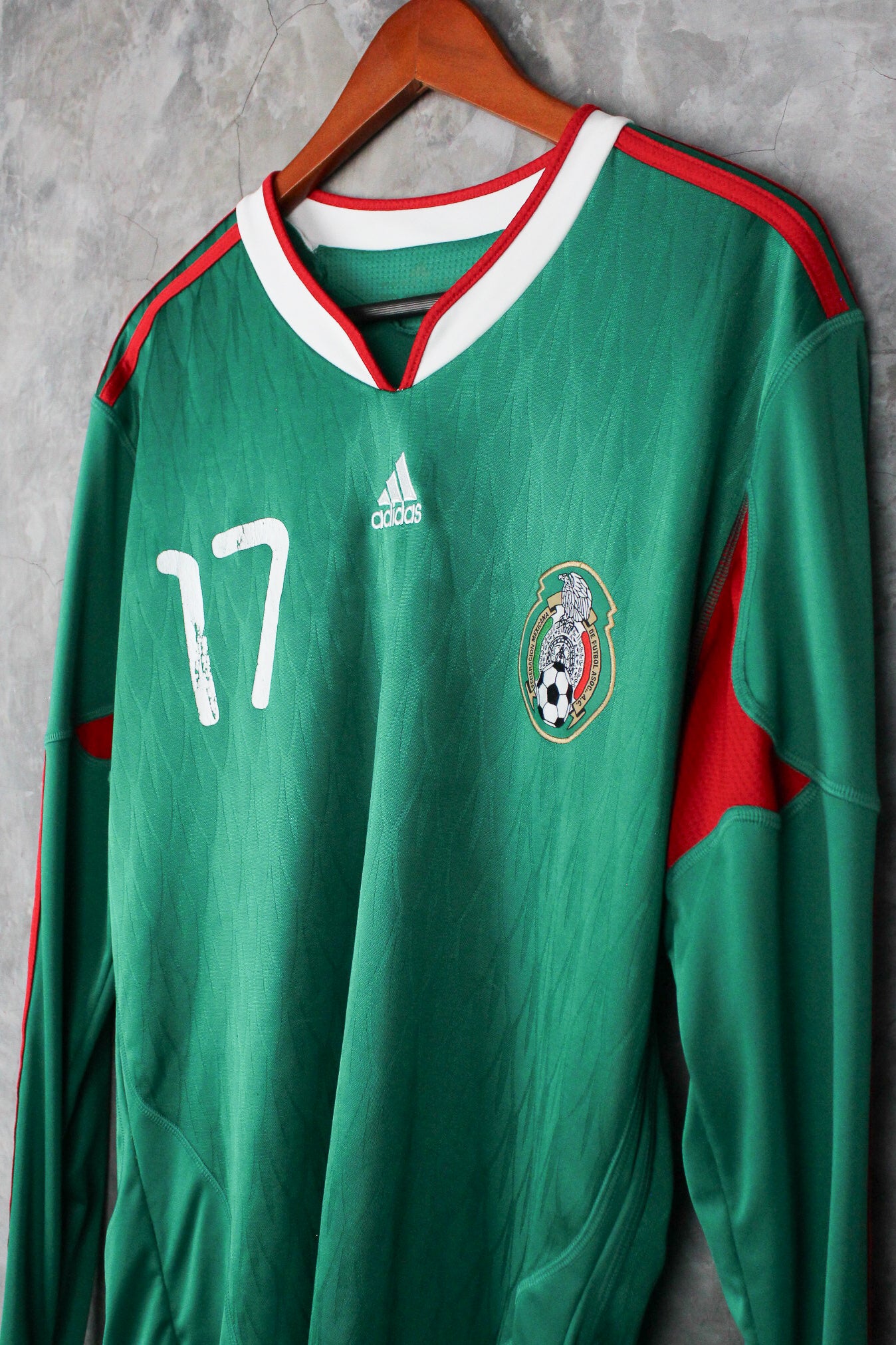 Selección Mexicana Local 2010 Giovani dos Santos #17 mangas largas