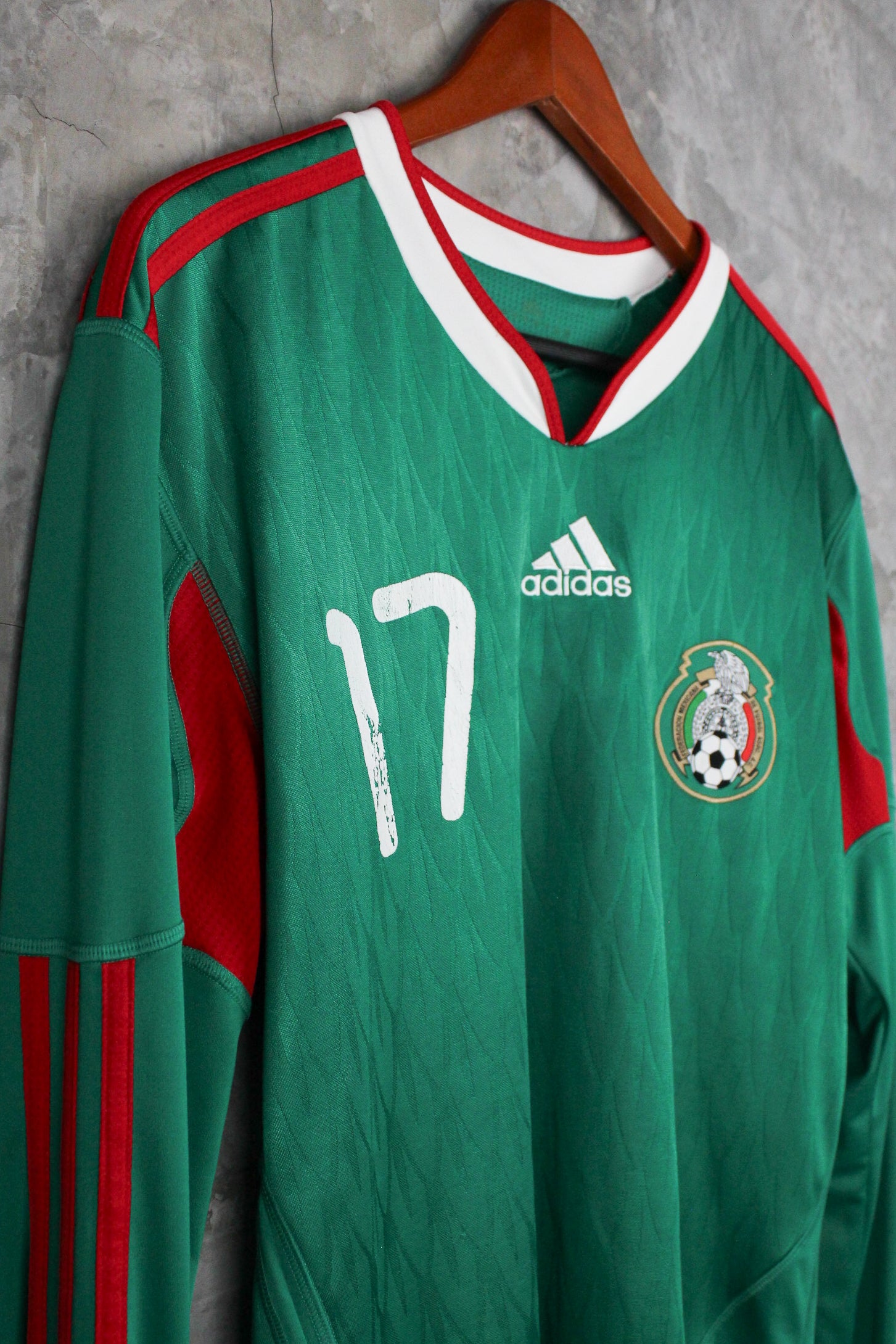 Selección Mexicana Local 2010 Giovani dos Santos #17 mangas largas