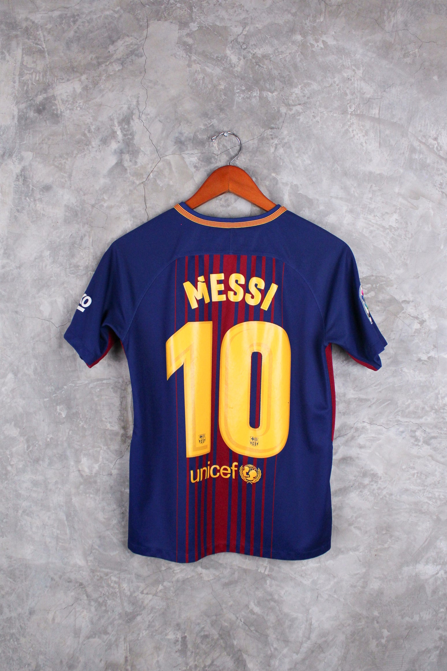 Barcelona FC Local 2017/18 Lionel Messi #10 niño