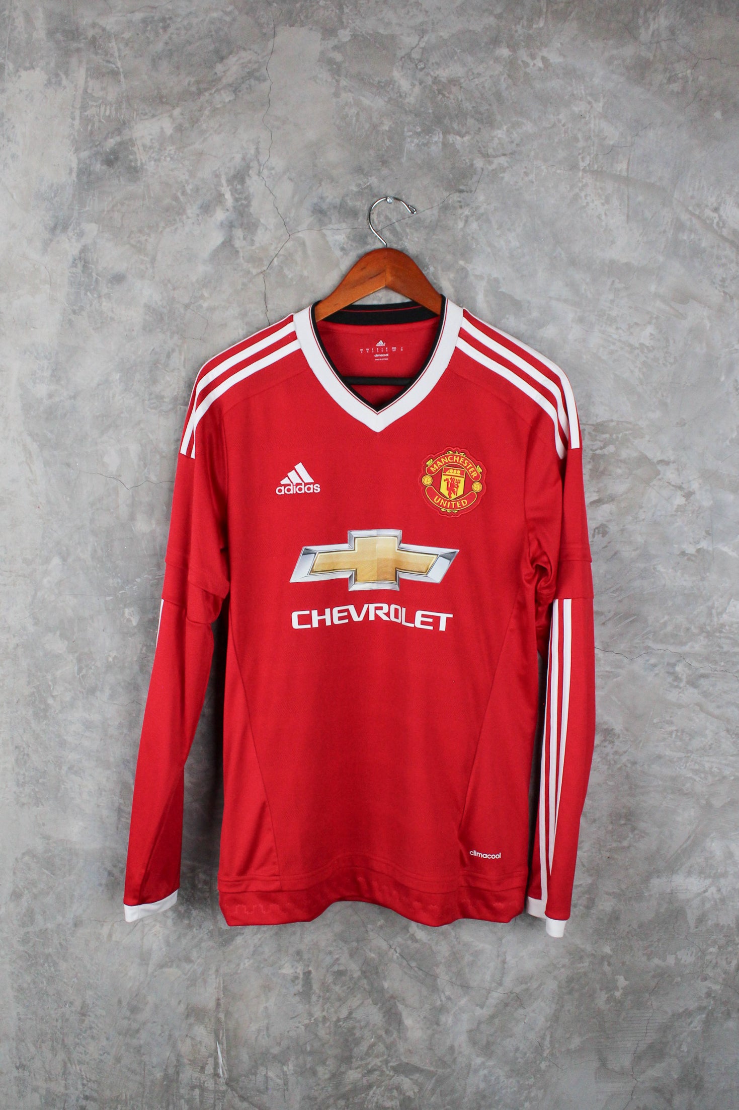 Manchester United Local 2015/16 mangas largas