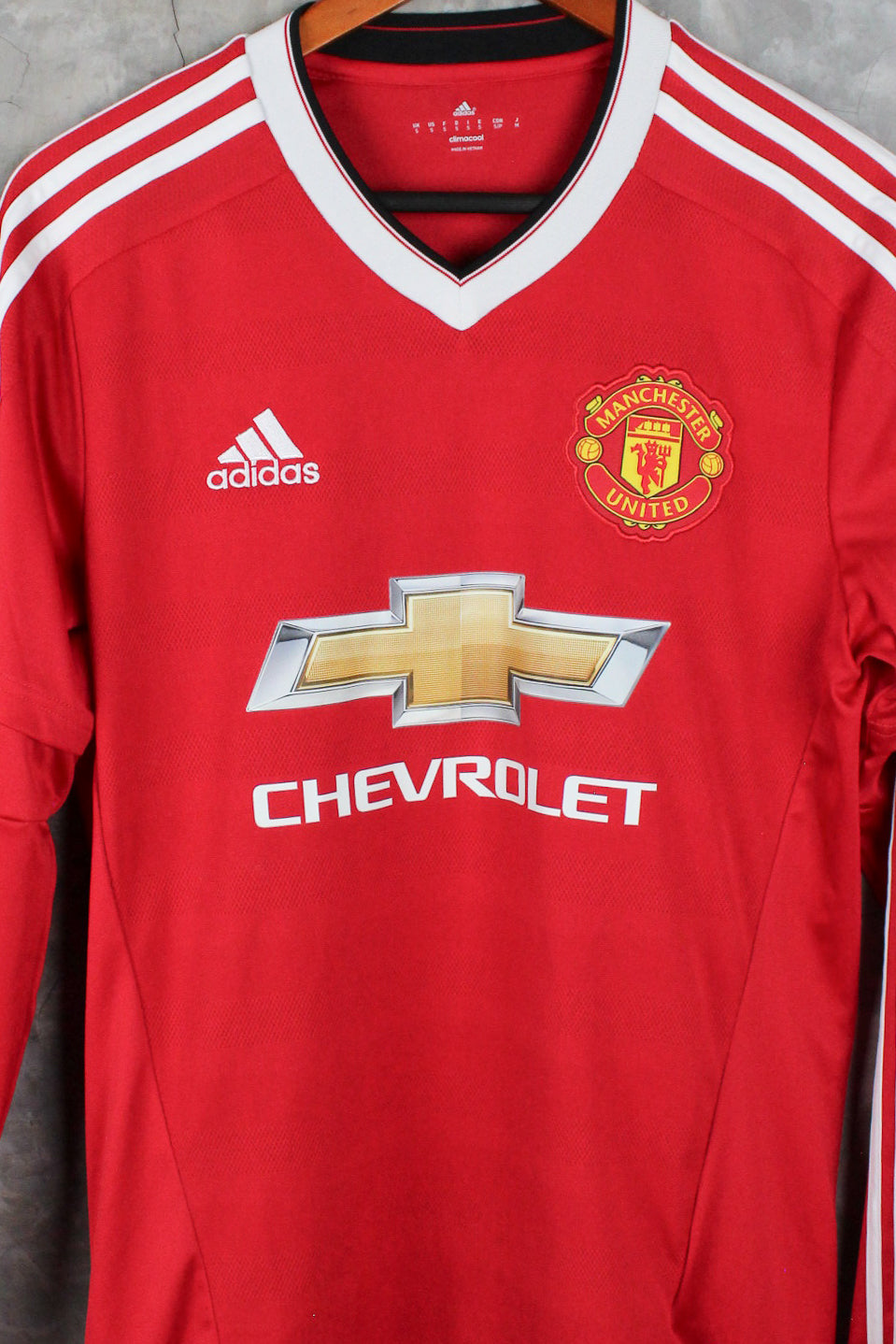 Manchester United Local 2015/16 mangas largas