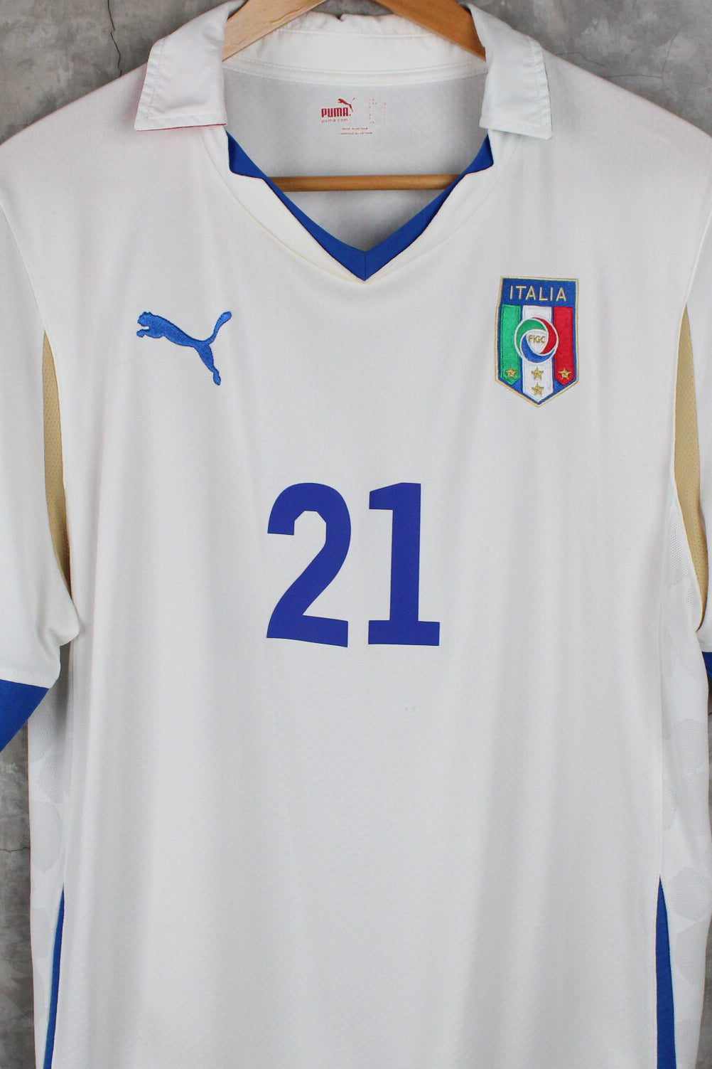 Selección Italia Visitante 2010/11 Andrea Pirlo #21