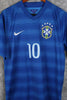 Selección Brasil Visitante 2014 Neymar Jr #10