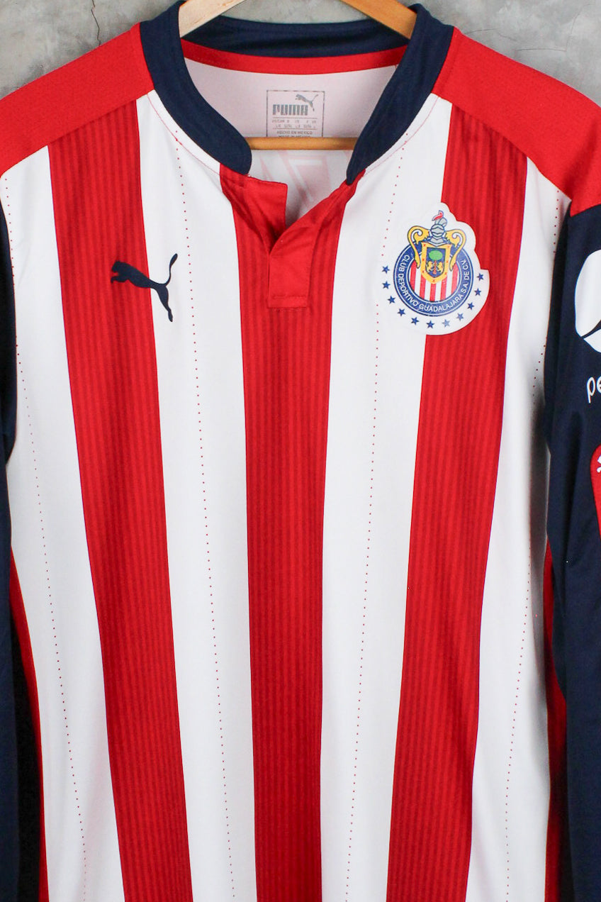 Chivas Local 2016/17 Rodolfo Pizarro #20 mangas largas