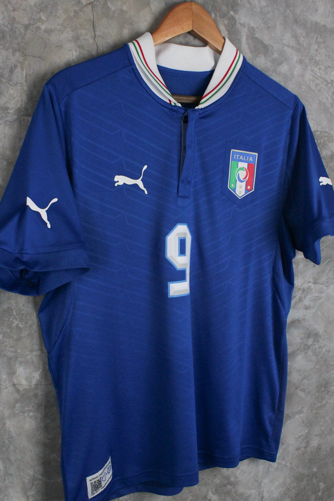 Selección Italiana Local 2012 Mario Balotelli #9