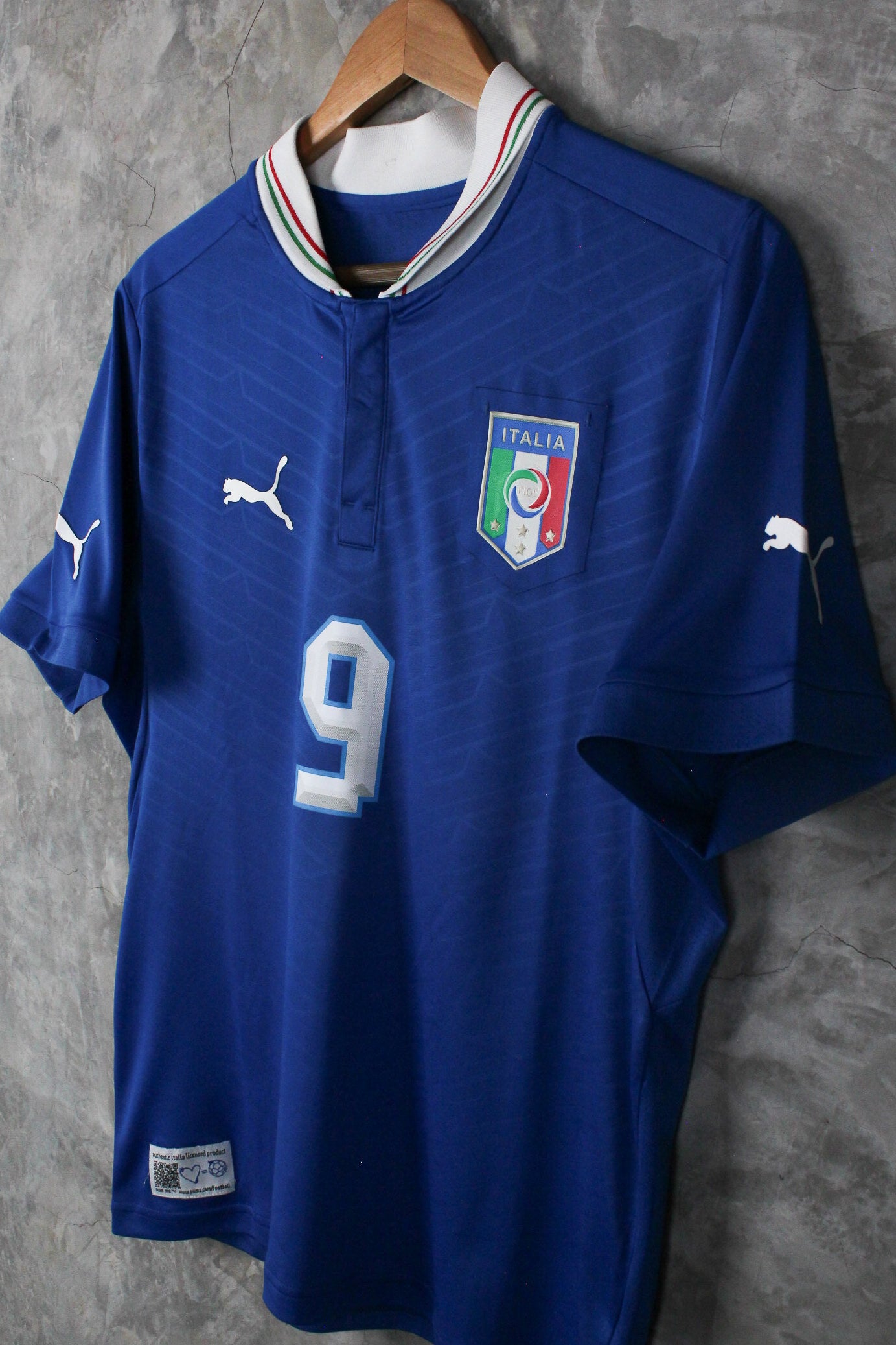 Selección Italiana Local 2012 Mario Balotelli #9
