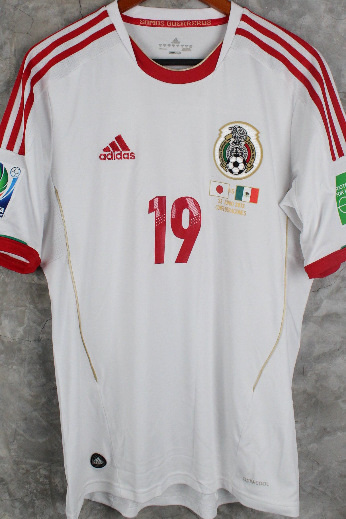 Selección Mexicana Visitante 2013 Raúl Jimenez #19 Copa Confederaciones