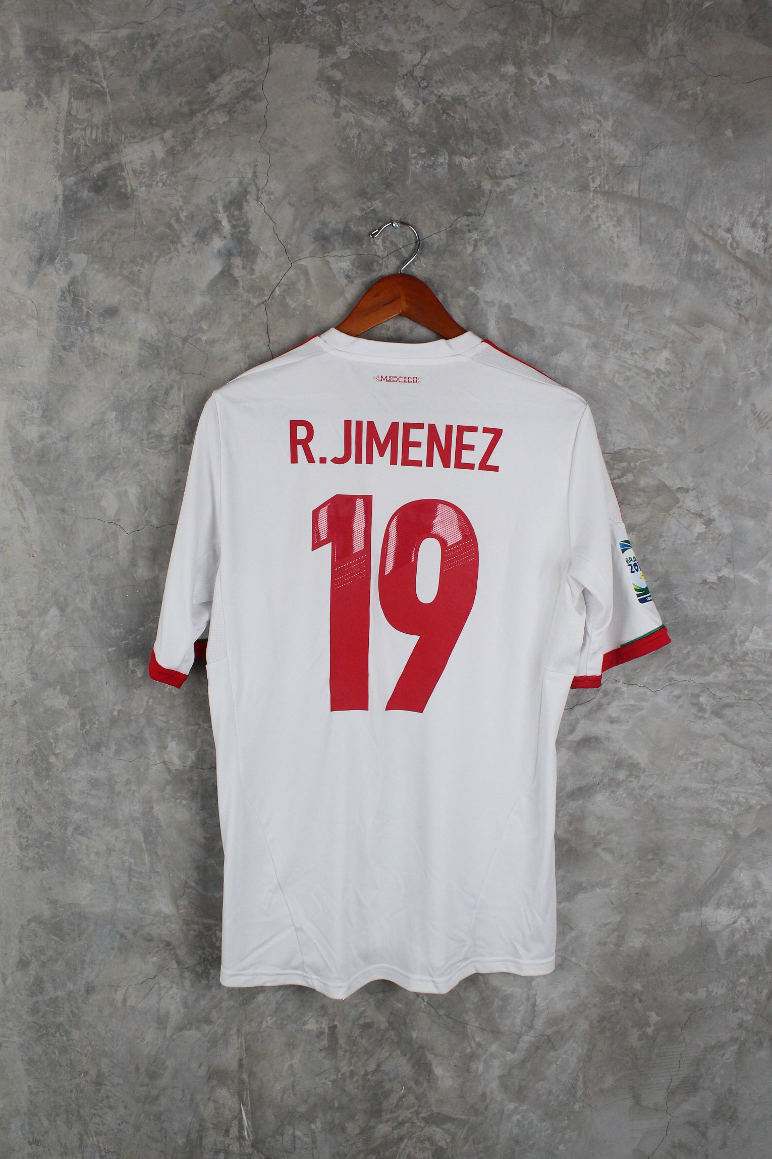 Selección Mexicana Visitante 2013 Raúl Jimenez #19 Copa Confederaciones
