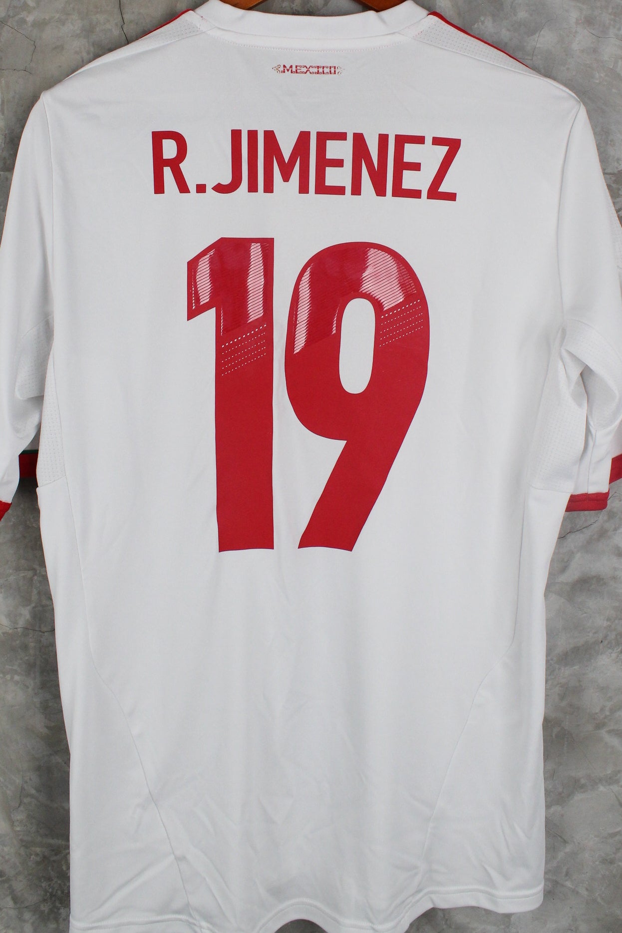 Selección Mexicana Visitante 2013 Raúl Jimenez #19 Copa Confederaciones
