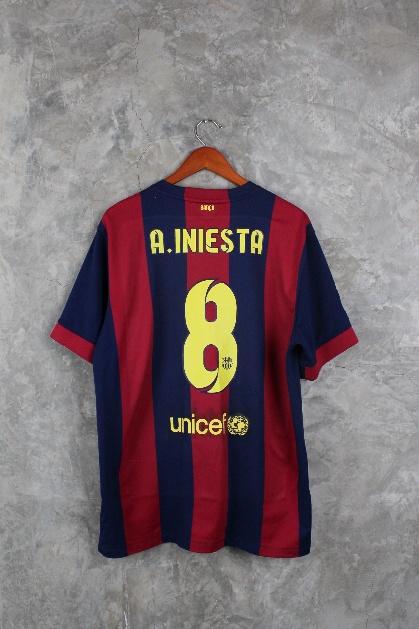 FC Barcelona Local 2015 Andrés Iniesta #8