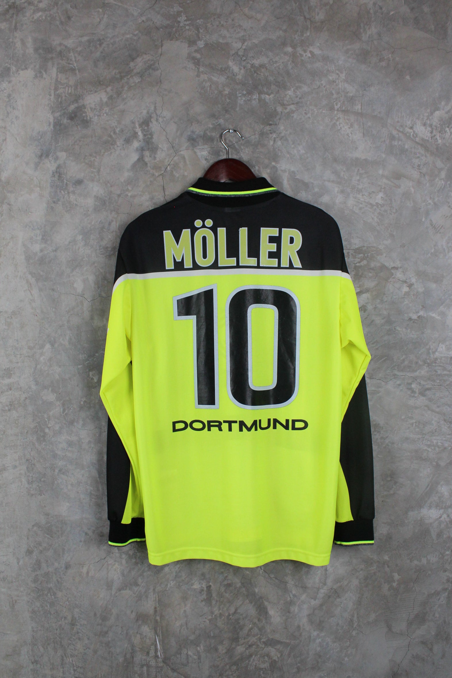 Borussia Dortmund Local Mangas Largas 1997/98 Andreas Möller