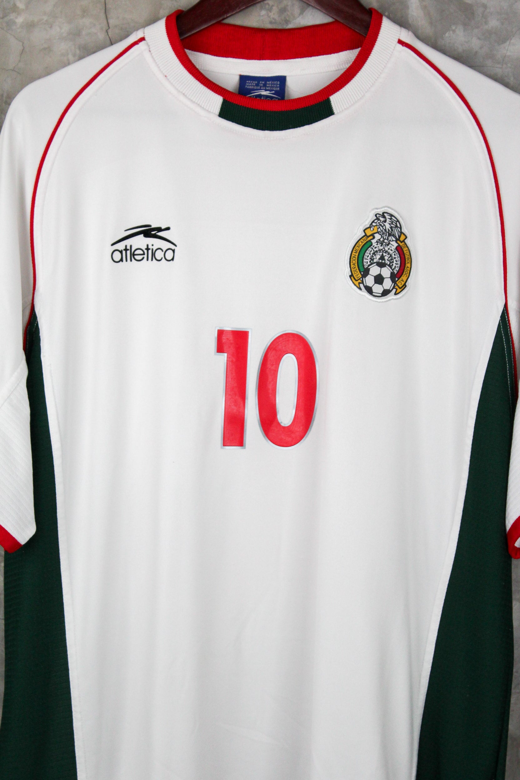 Selección Mexicana Visitante 2001 Cuauhtemoc Blanco #10