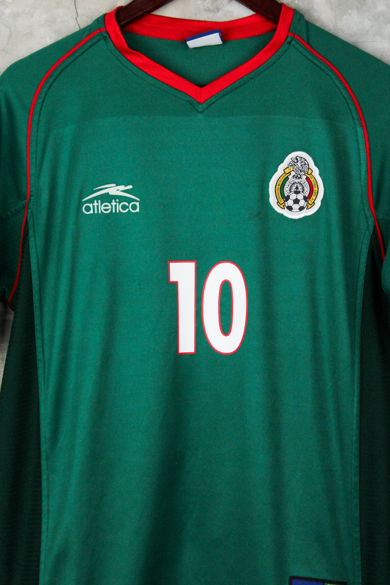 Selección Mexicana Visitante 2002 Cuauhtemoc Blanco #10