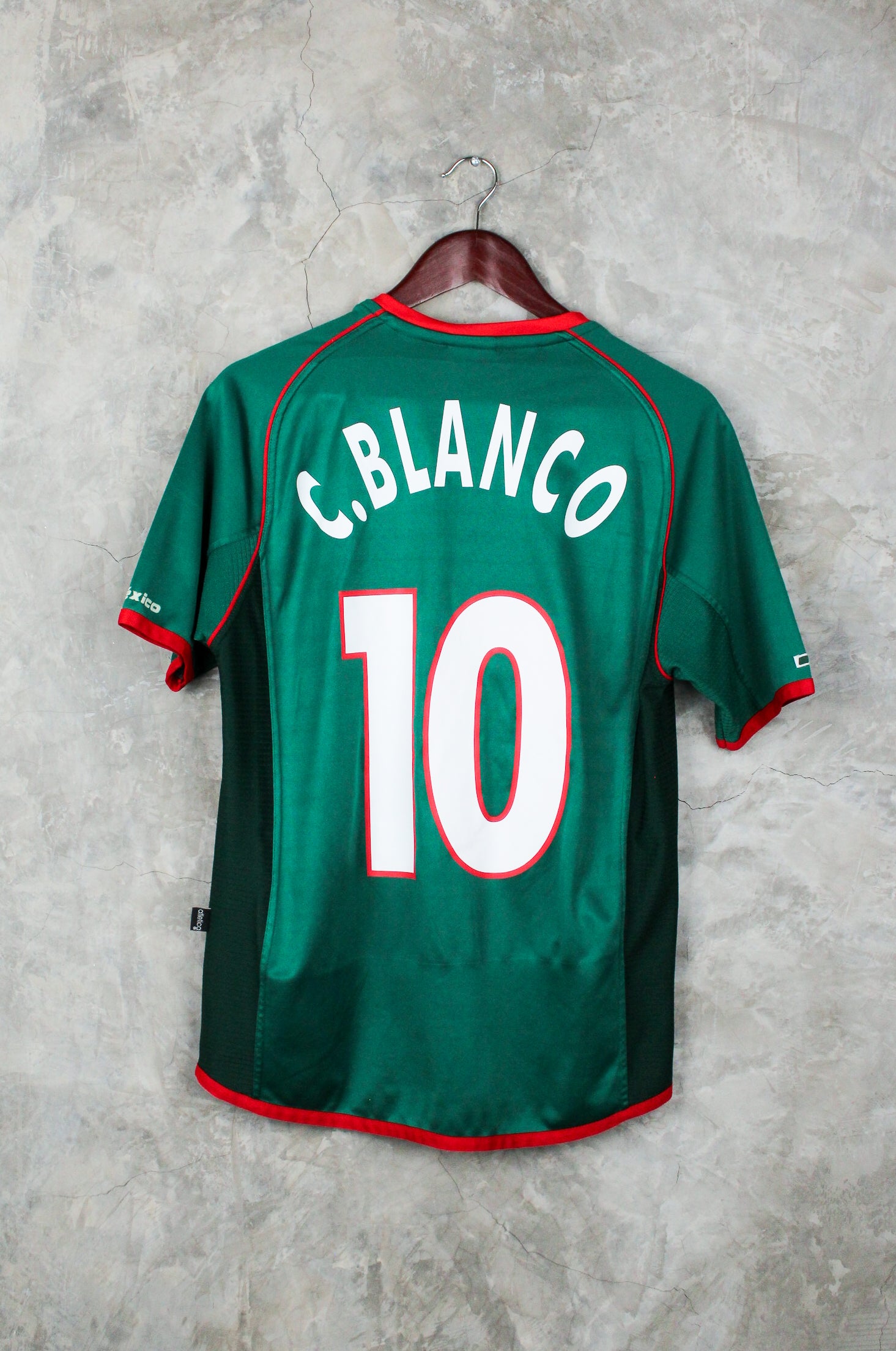 Selección Mexicana Visitante 2002 Cuauhtemoc Blanco #10