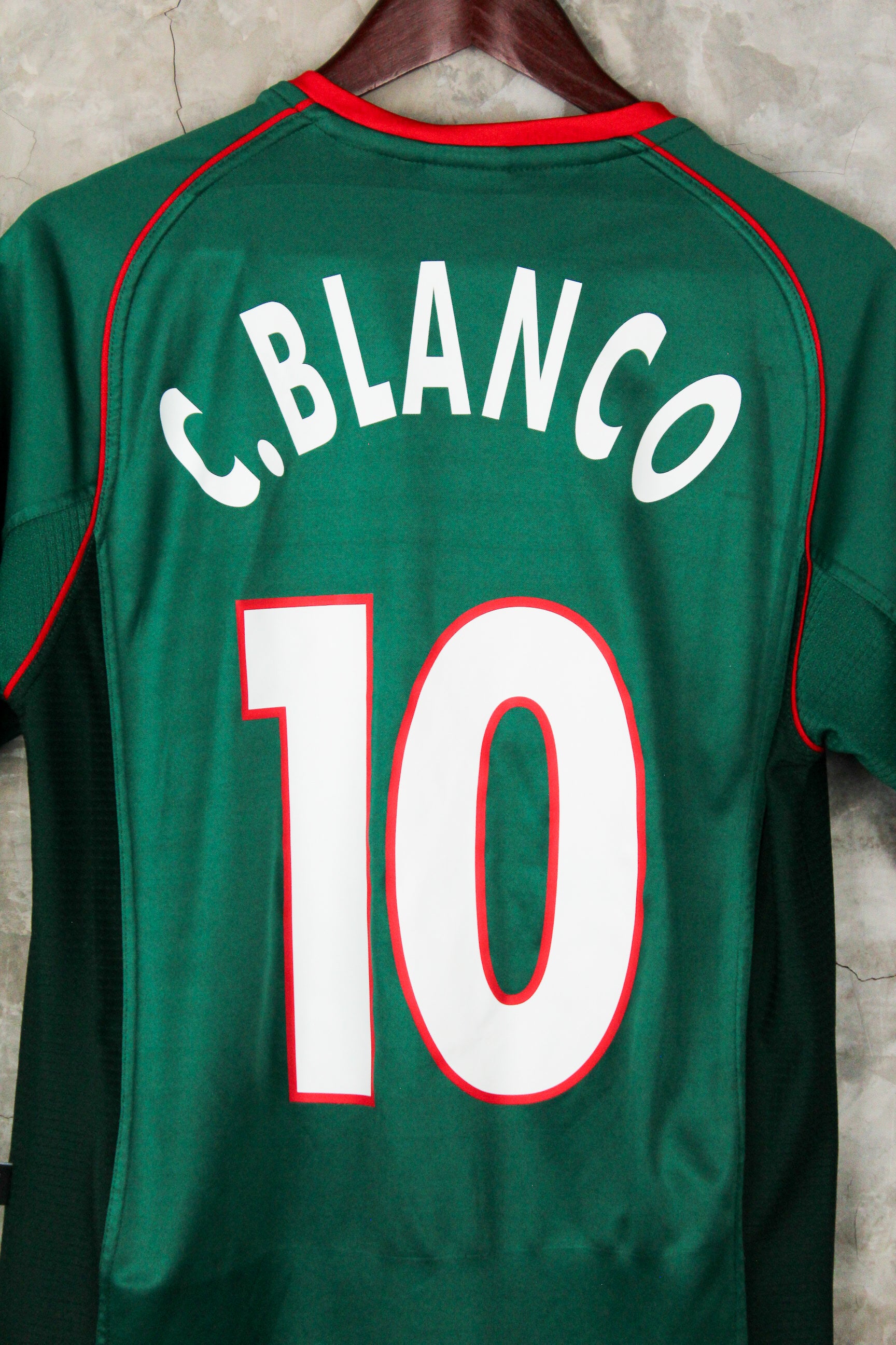 Selección Mexicana Visitante 2002 Cuauhtemoc Blanco #10