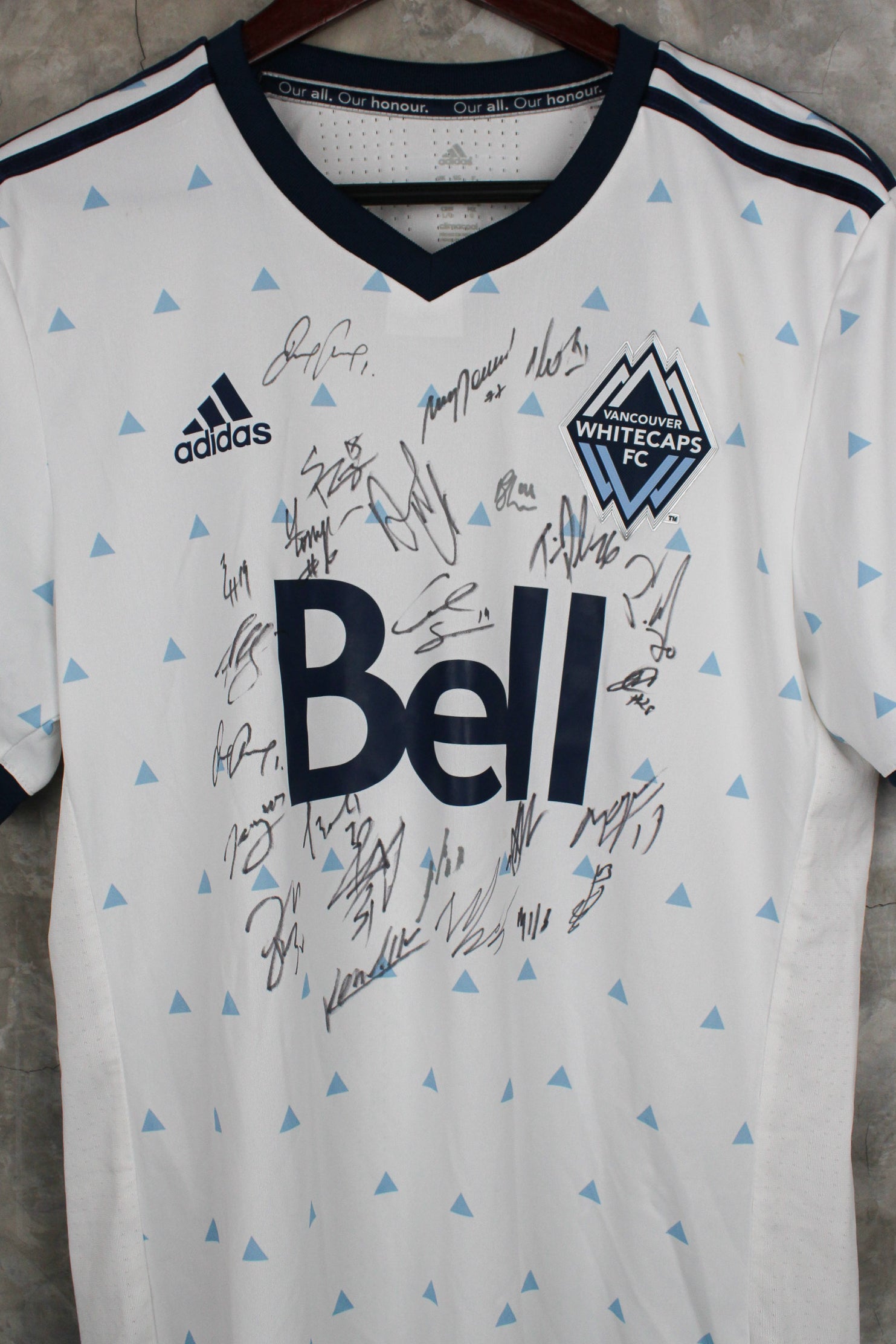 Vancouver Whitecaps Local 2017/18 Autografiada