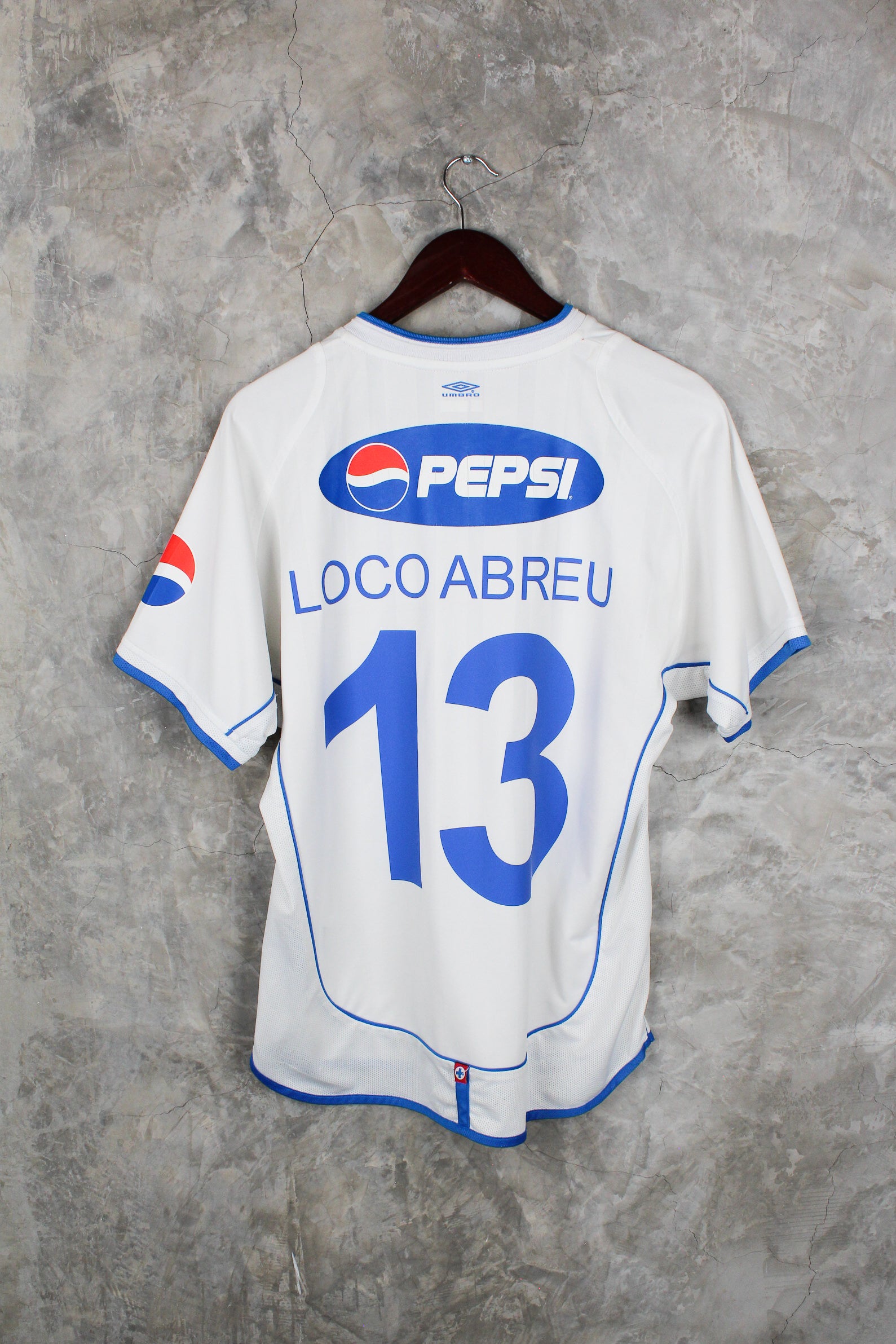 Cruz Azul Visitante 2002/03 Sebastián "Loco" Abreu #13