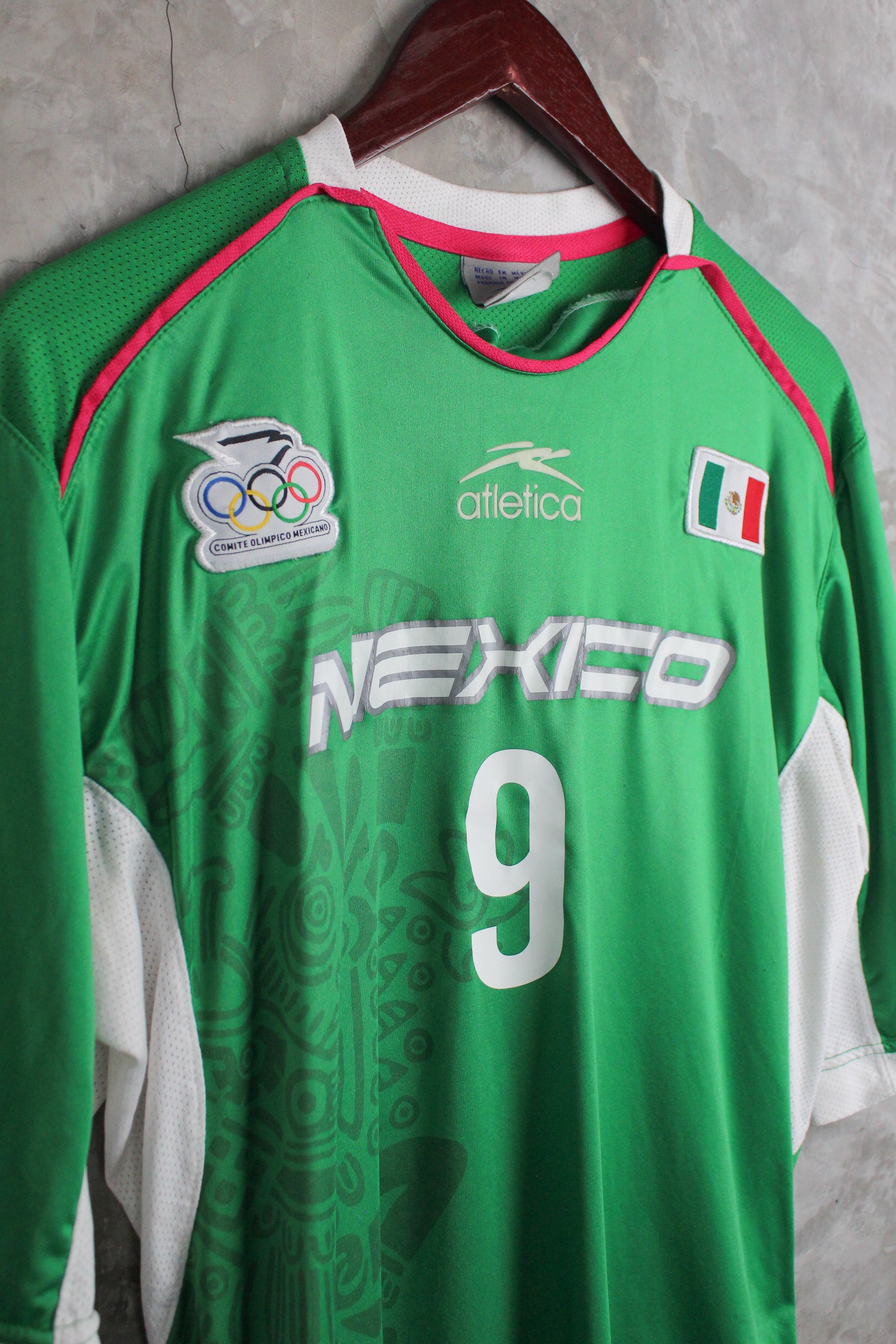Selección Mexicana Olímpicos Atenas Local  2004 Omar Bravo #9