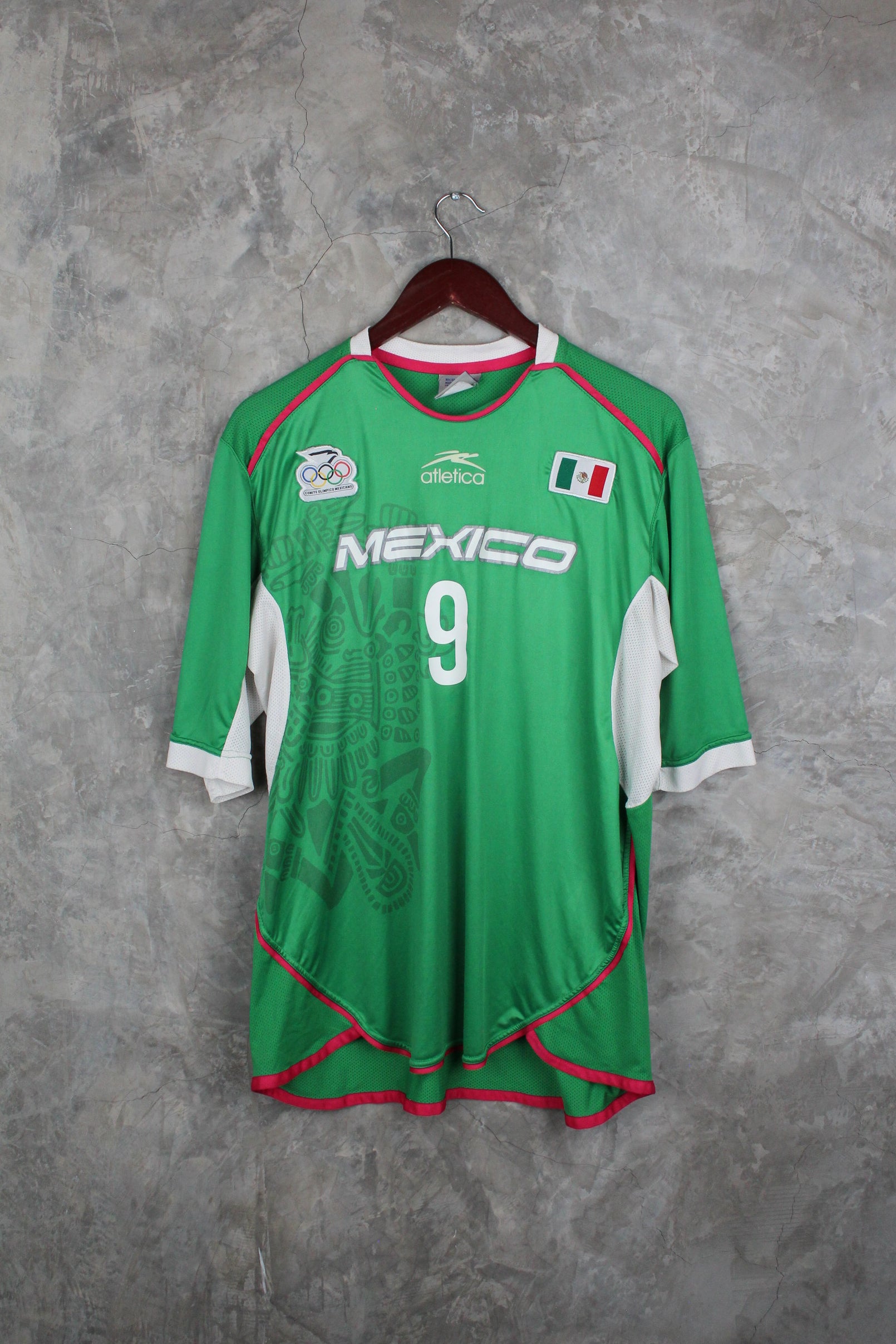 Selección Mexicana Olímpicos Atenas Local  2004 Omar Bravo #9