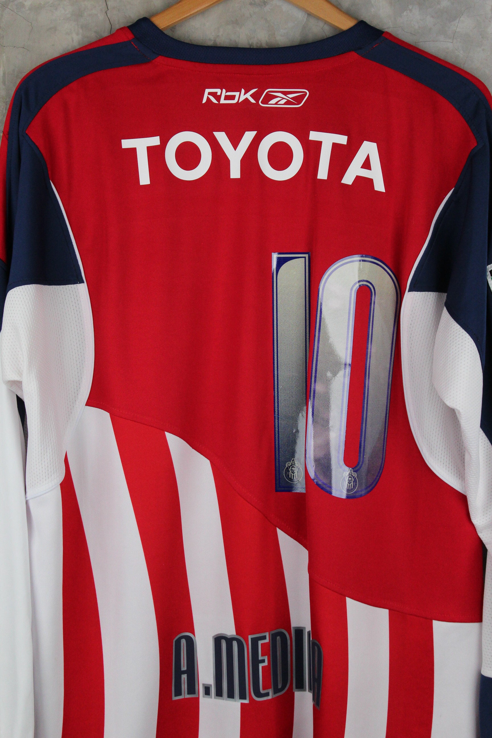 Chivas Local 2007/08 Alberto "Venado" Medina #10 mangas largas