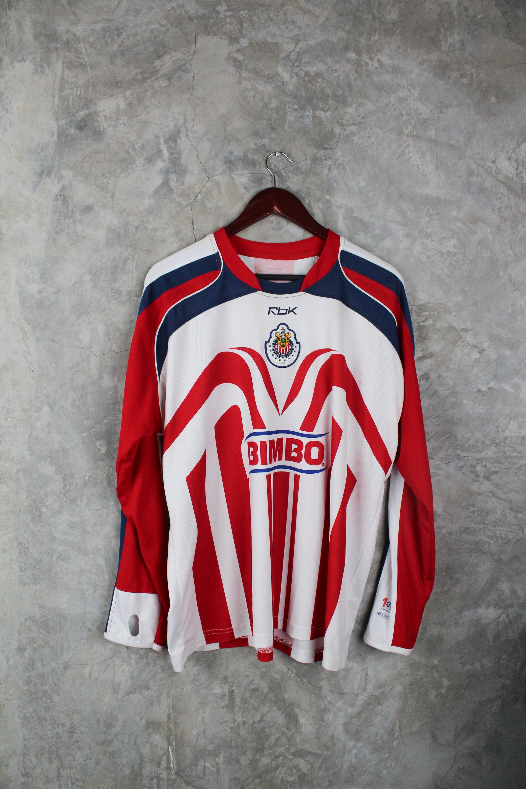 Chivas Local 2006/07 Adolfo "Bofo" Bautista #100 mangas largas